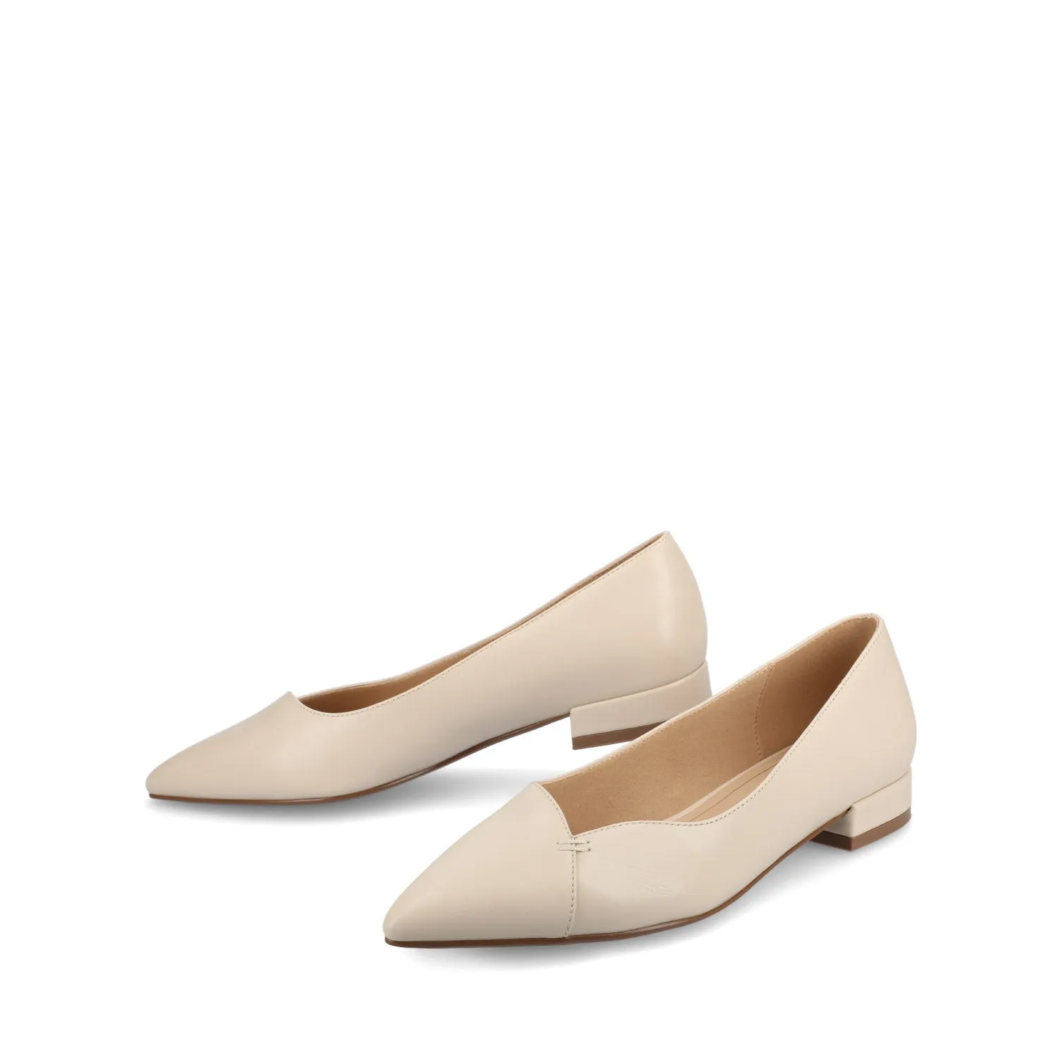 CARMIN SLIP ON DRESS FLATS navy neat