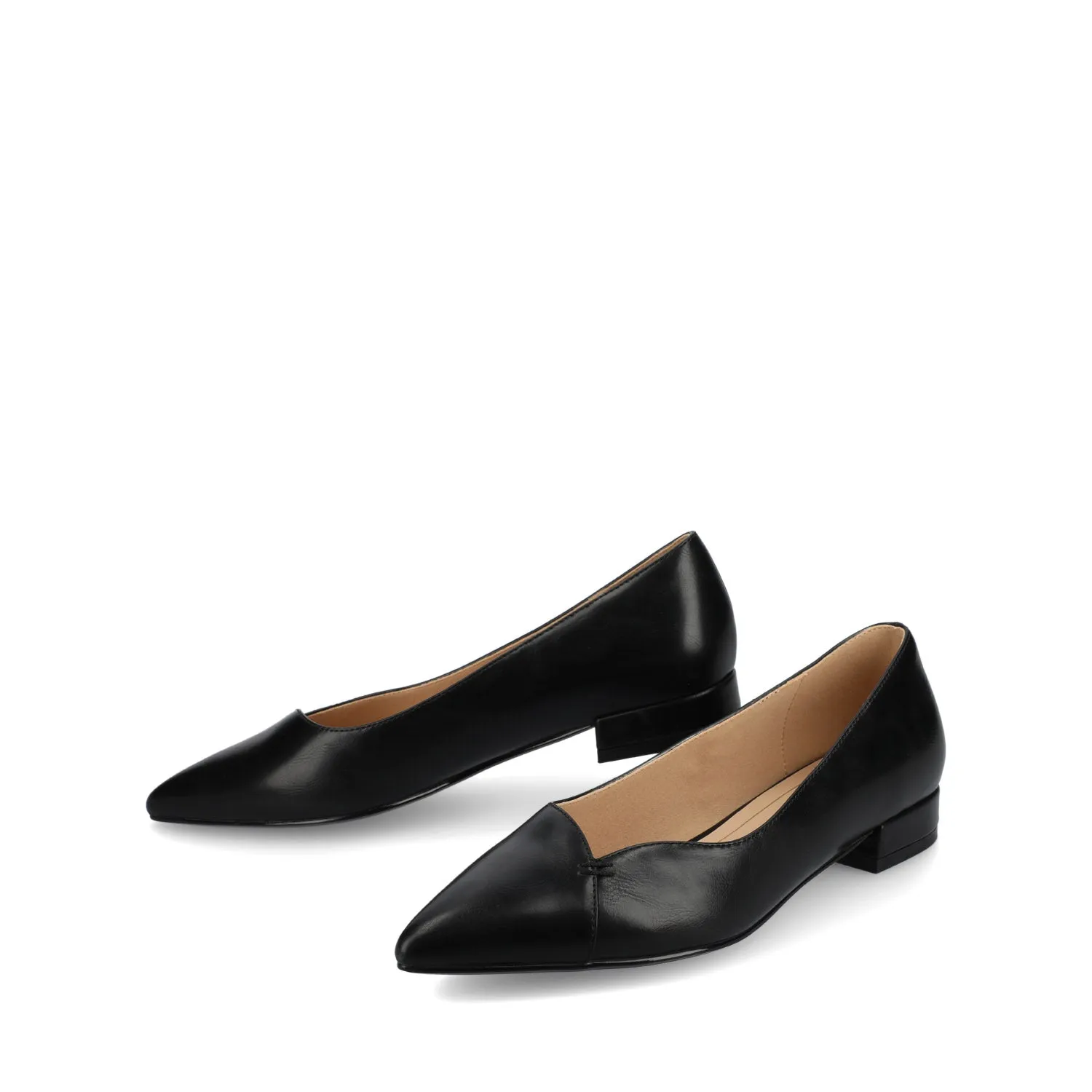 CARMIN SLIP ON DRESS FLATS navy neat