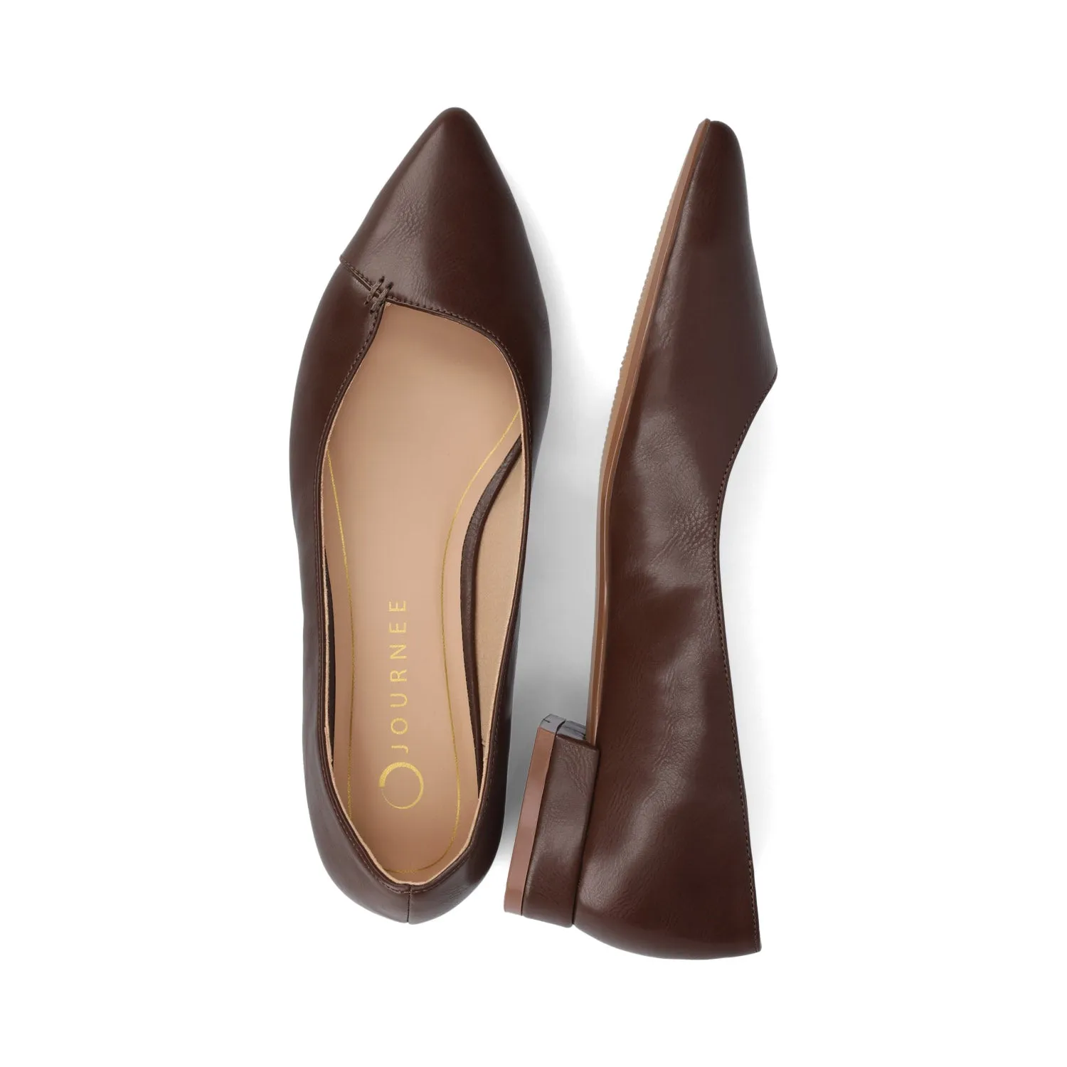 CARMIN SLIP ON DRESS FLATS navy neat
