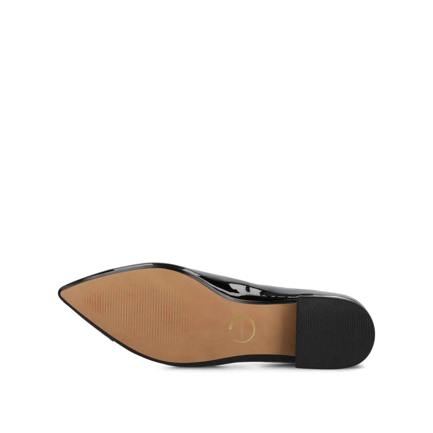 CARMIN SLIP ON DRESS FLATS navy neat