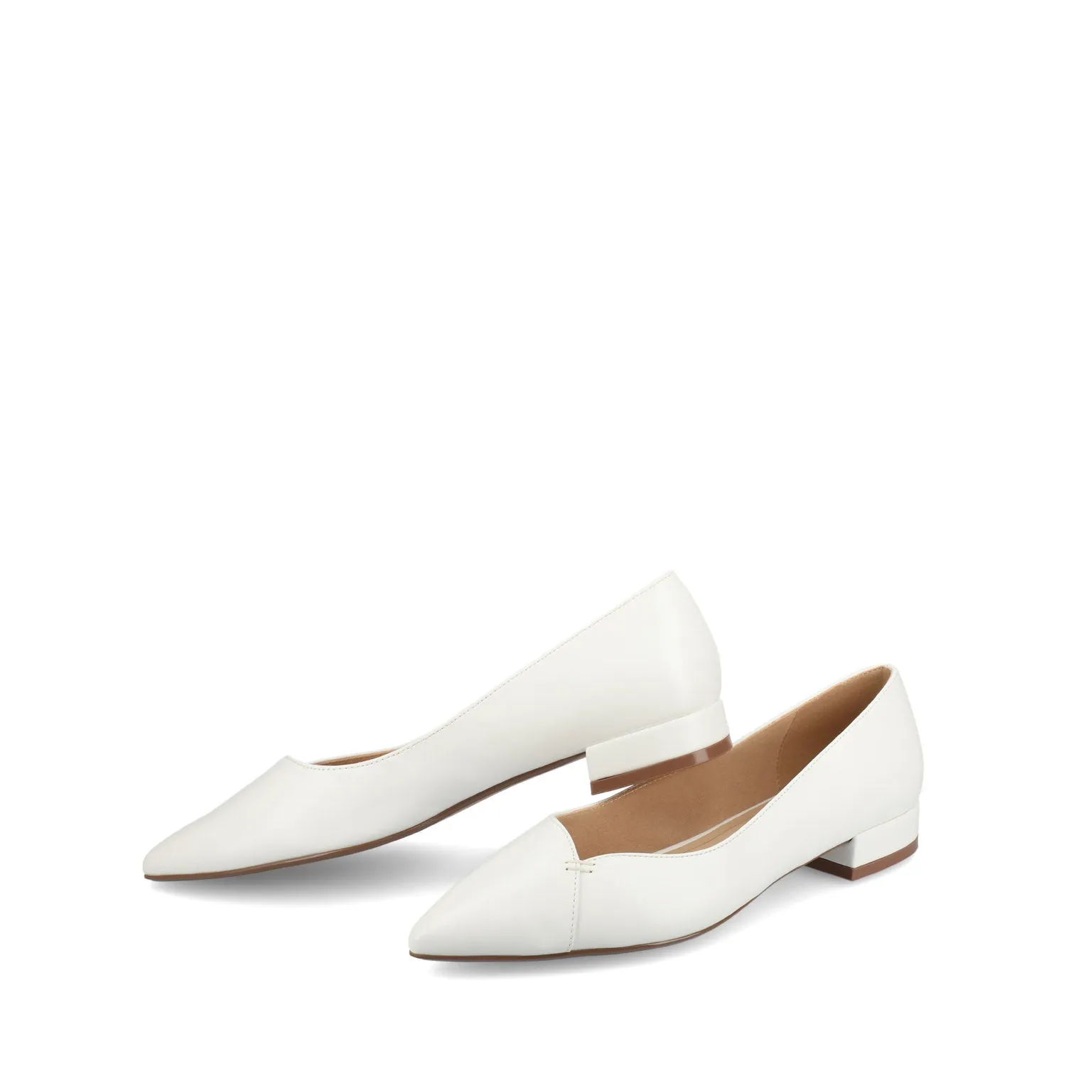 CARMIN SLIP ON DRESS FLATS navy neat