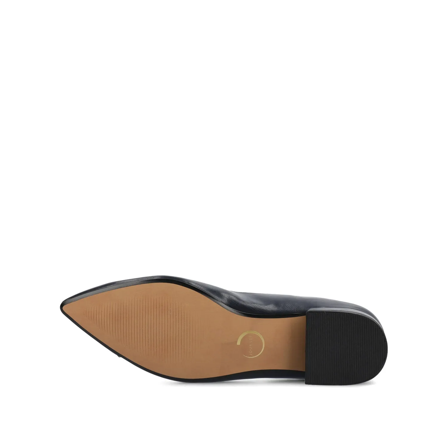 CARMIN SLIP ON DRESS FLATS navy neat