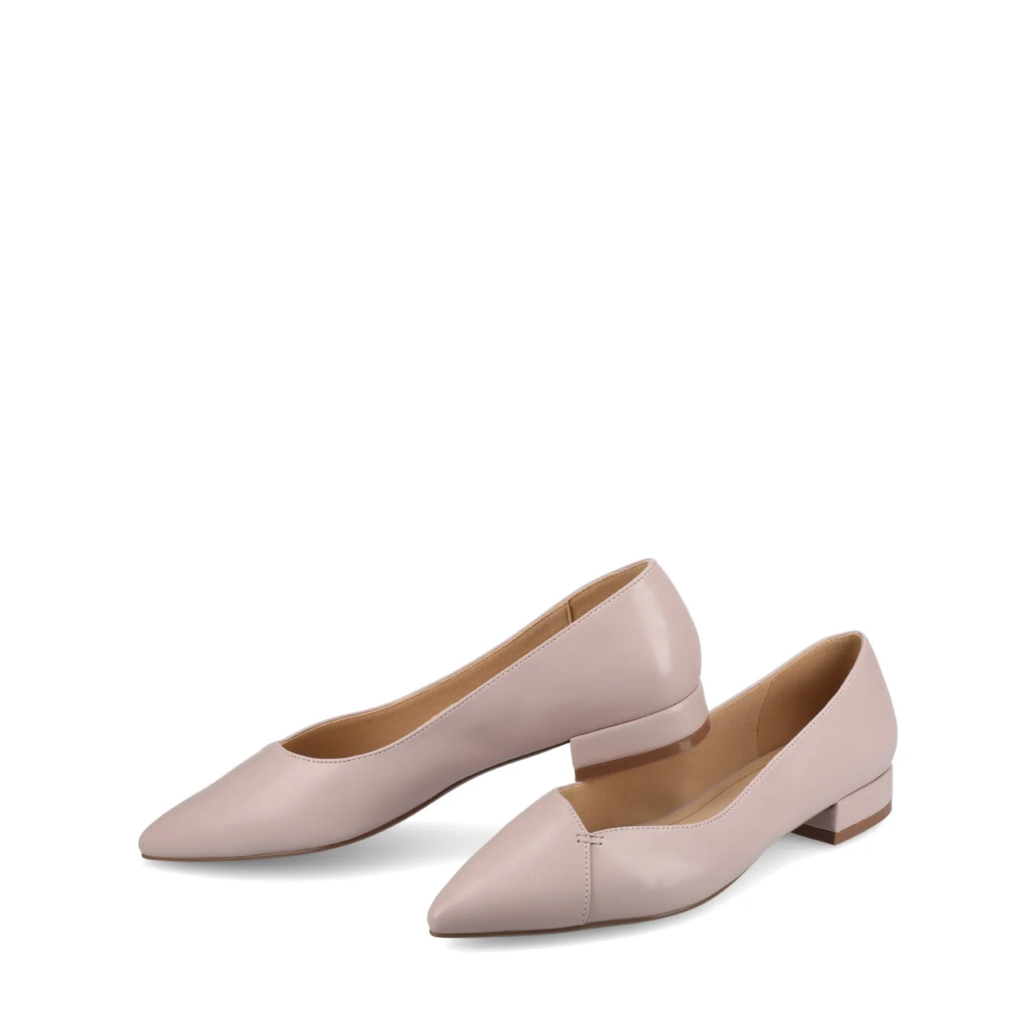 CARMIN SLIP ON DRESS FLATS navy neat