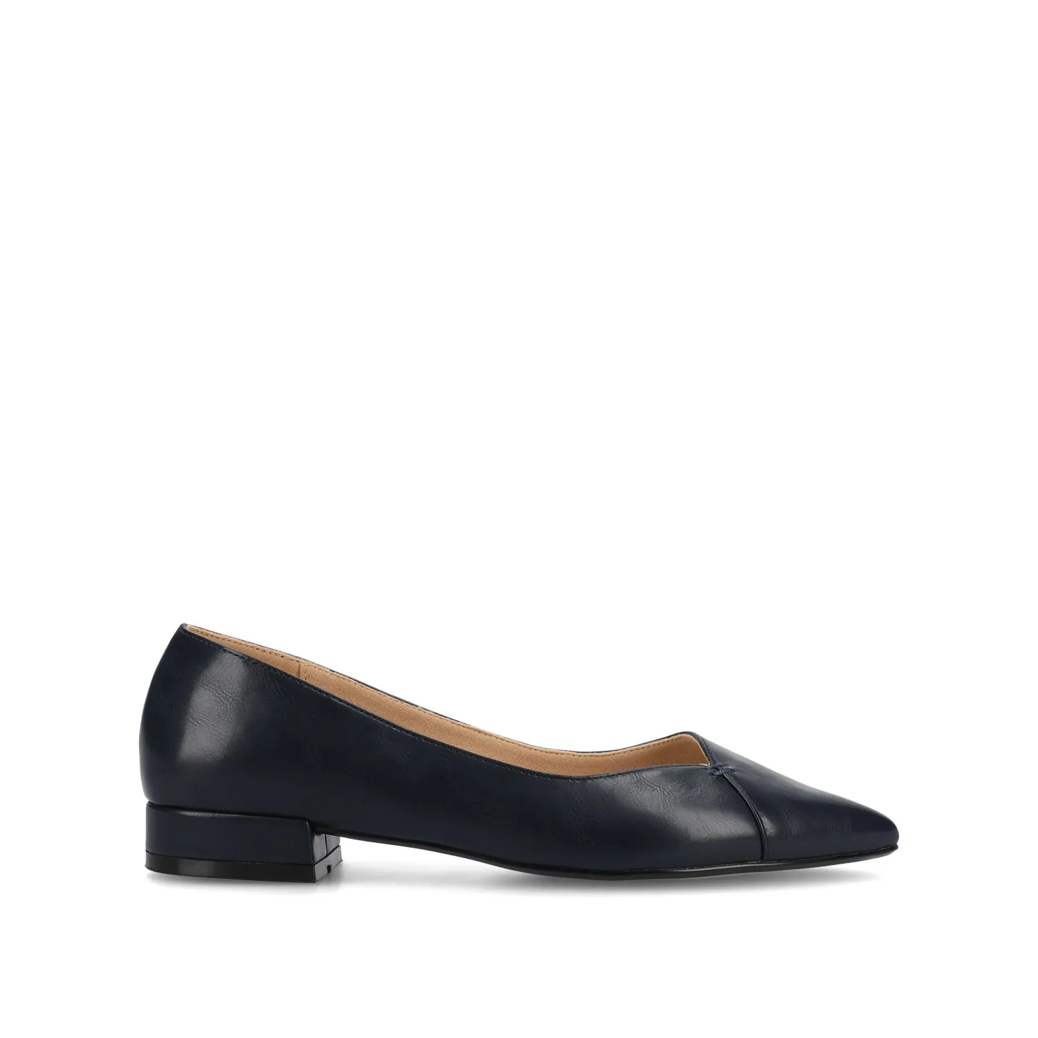 CARMIN SLIP ON DRESS FLATS navy neat