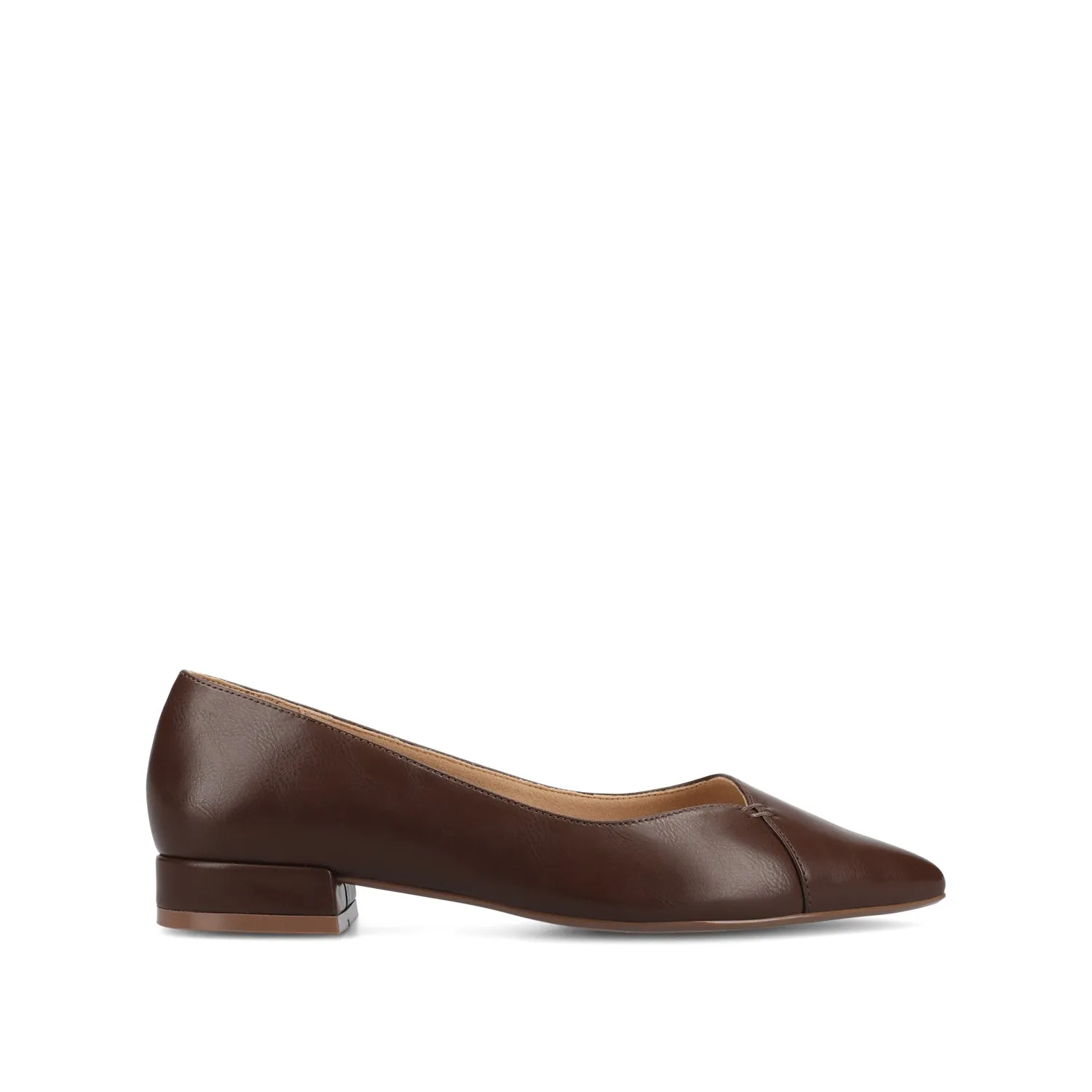 CARMIN SLIP ON DRESS FLATS navy neat