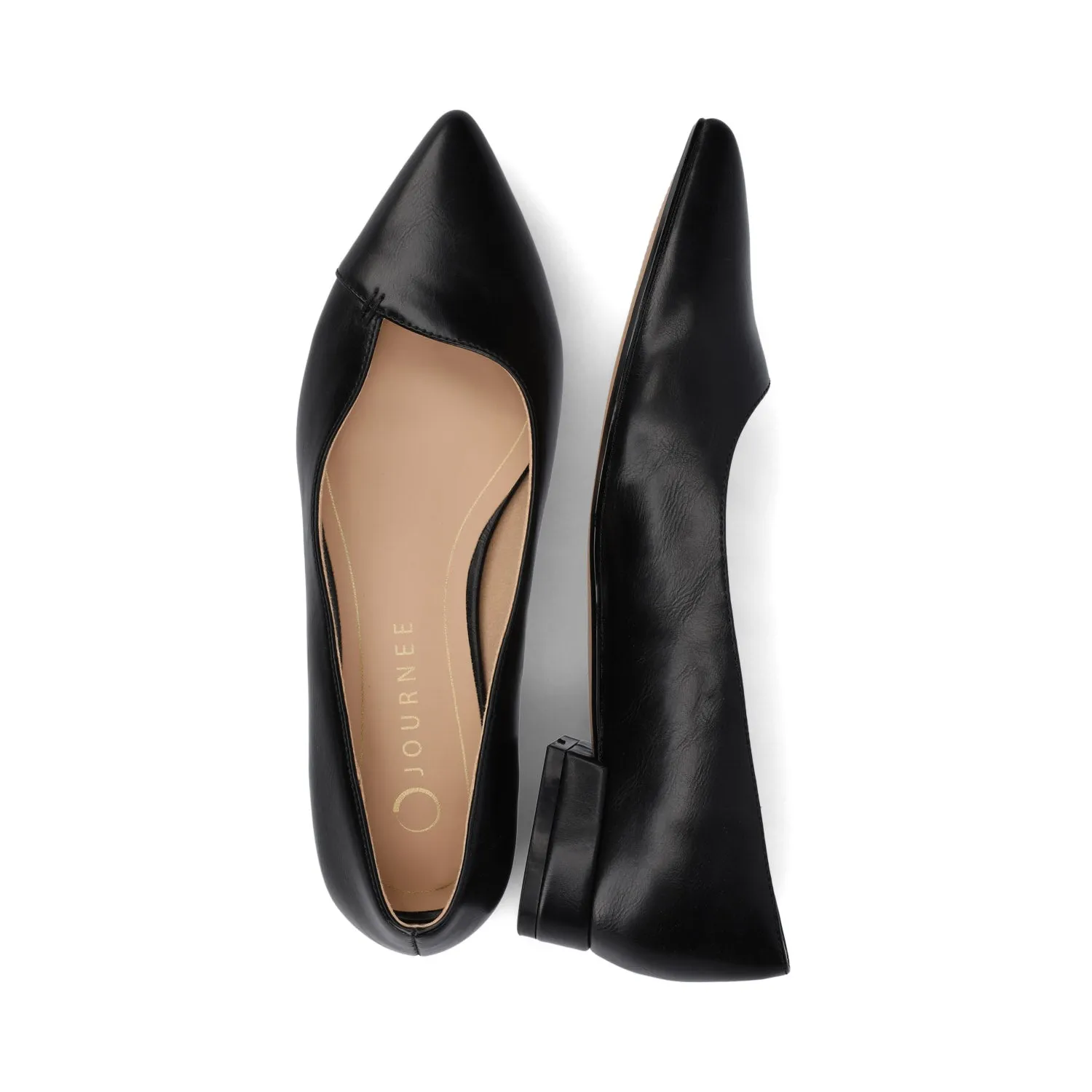 CARMIN SLIP ON DRESS FLATS navy neat