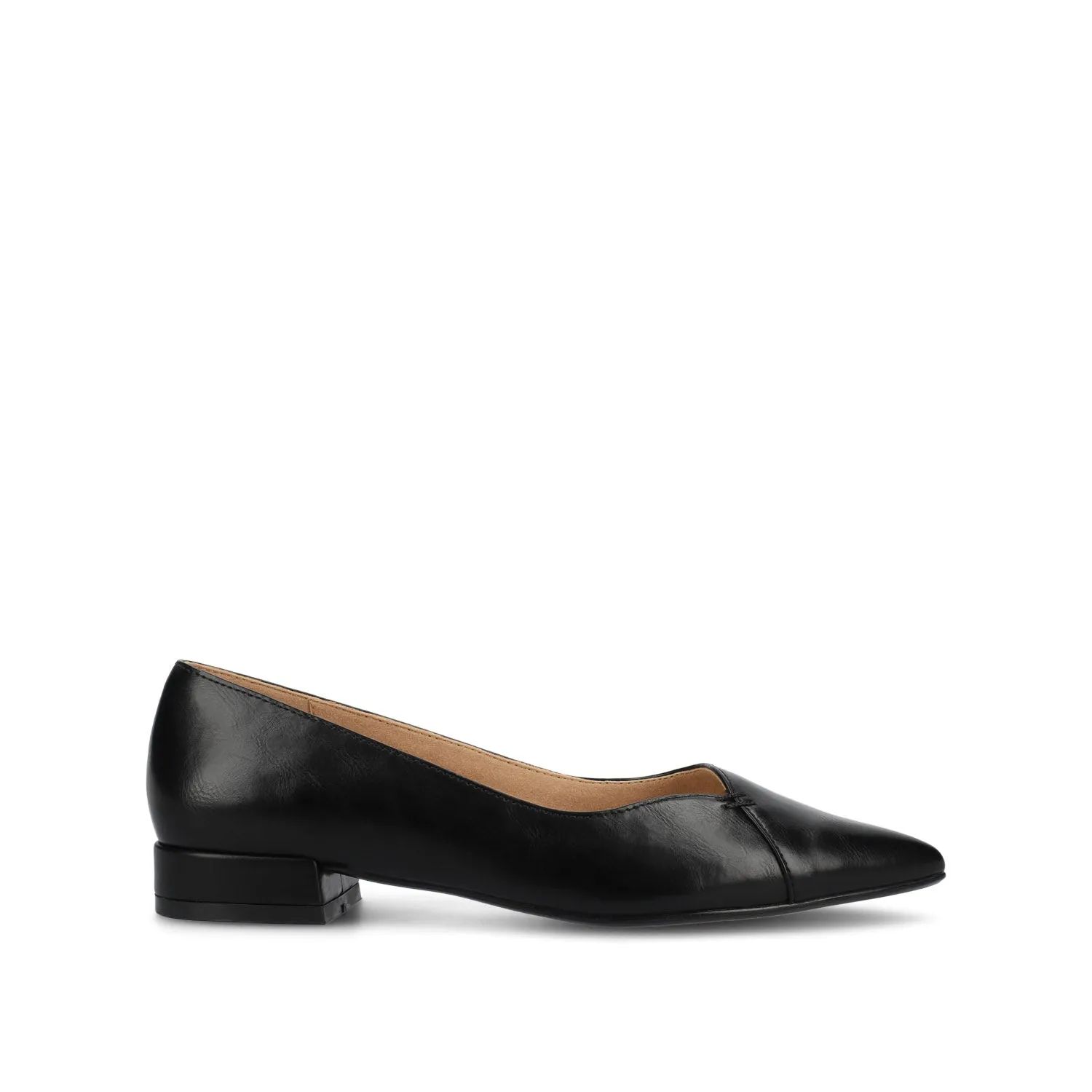 CARMIN SLIP ON DRESS FLATS navy neat