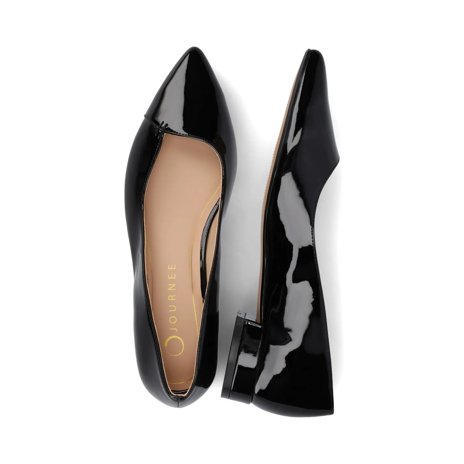 CARMIN SLIP ON DRESS FLATS navy neat