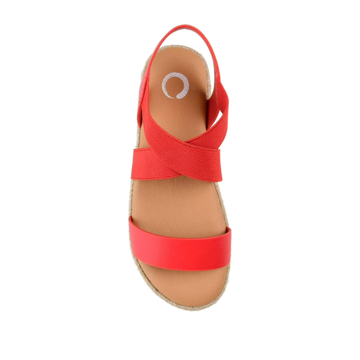 CAROLINE ESPADRILLE PLATFORM SANDALS move light