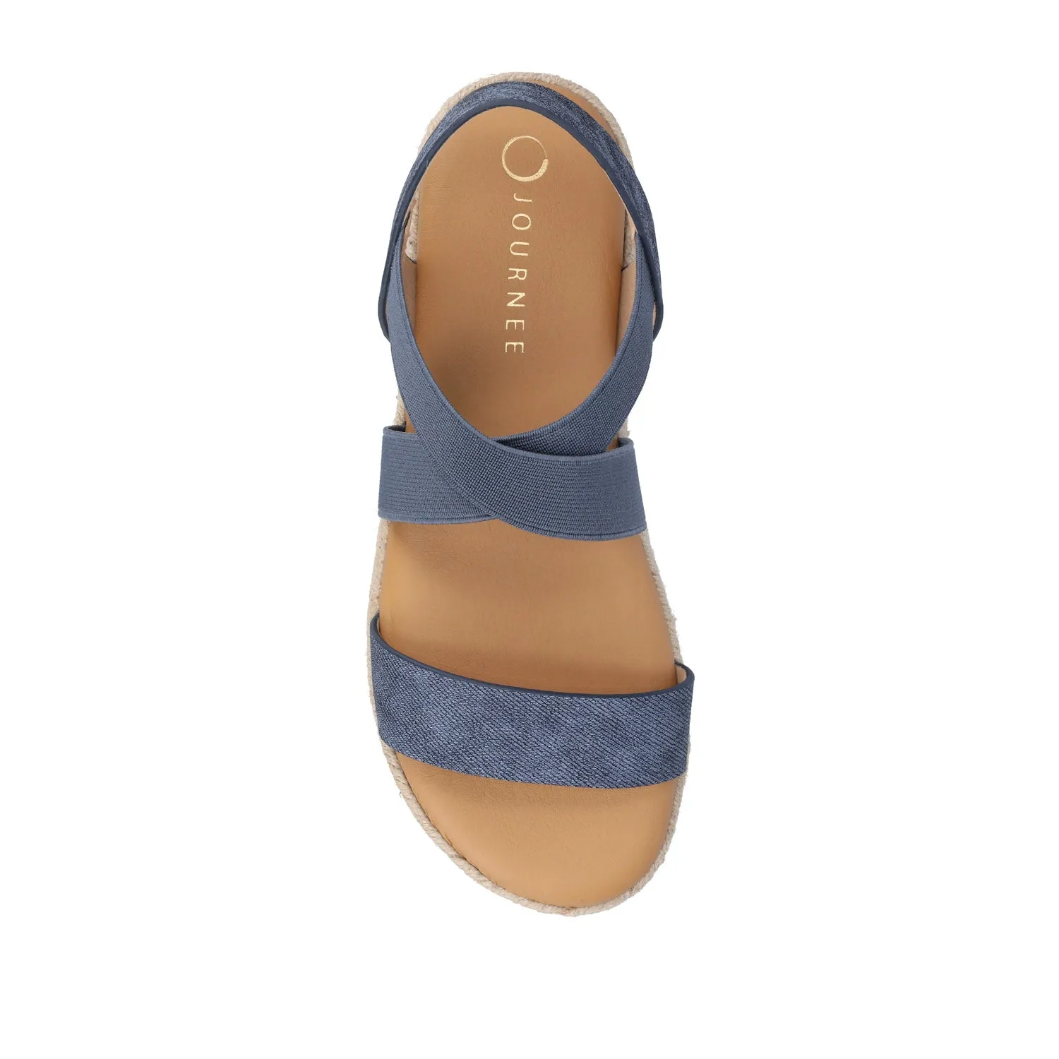 CAROLINE ESPADRILLE PLATFORM SANDALS move light