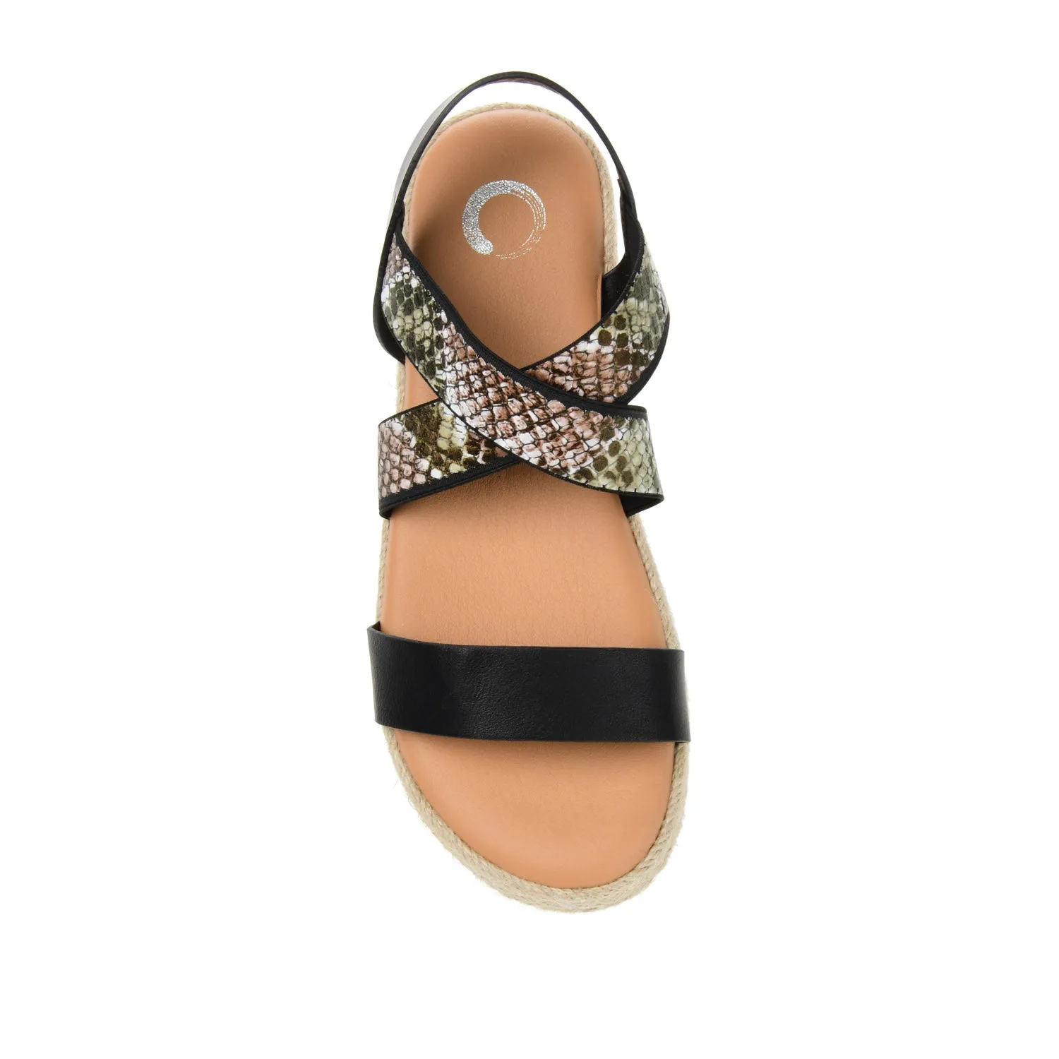 CAROLINE ESPADRILLE PLATFORM SANDALS move light