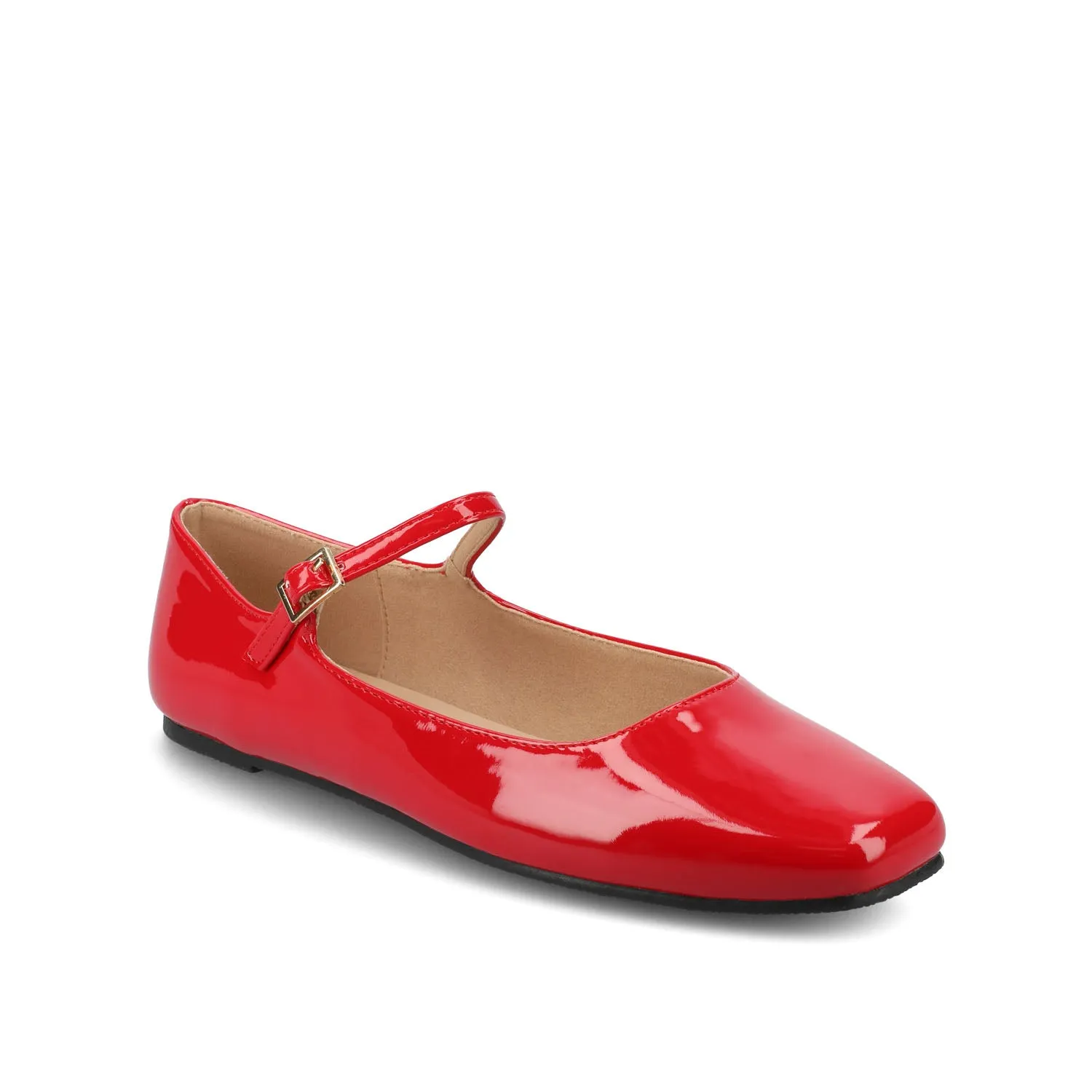 CARRIE BALLET FLATS IN PATENT wide fit