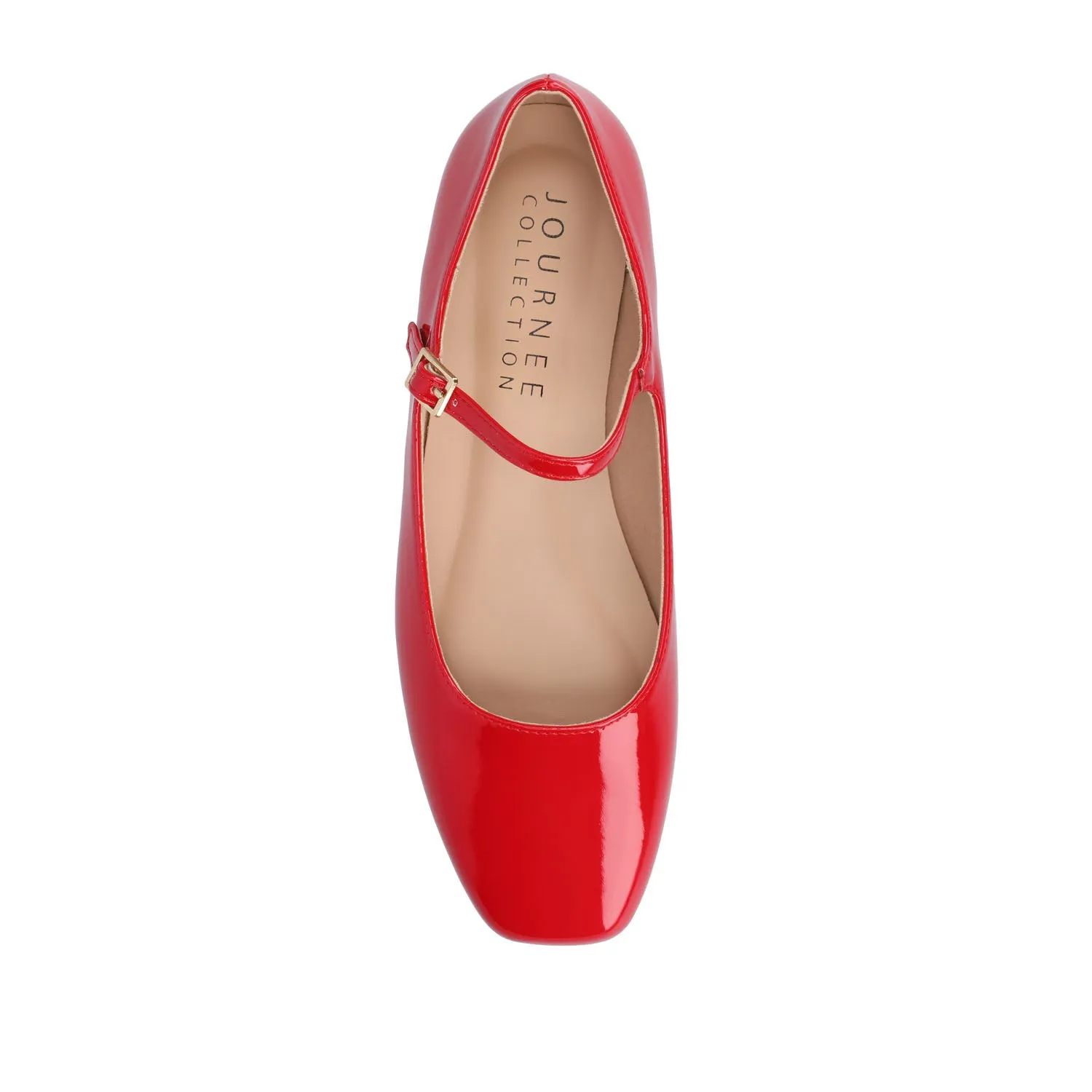 CARRIE BALLET FLATS IN PATENT wide fit