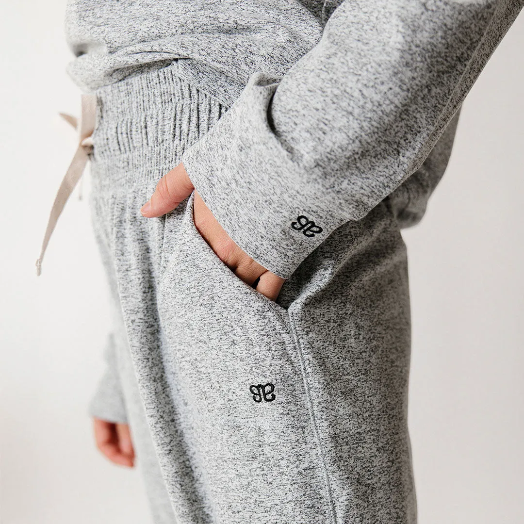 Carry On Joggers, Heather Grey laid back