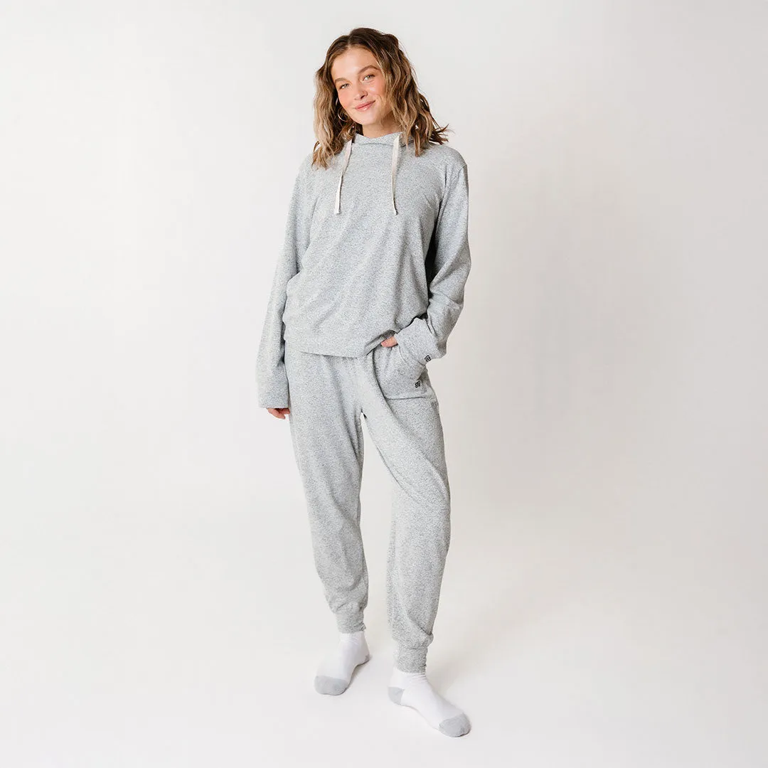 Carry On Joggers, Heather Grey laid back