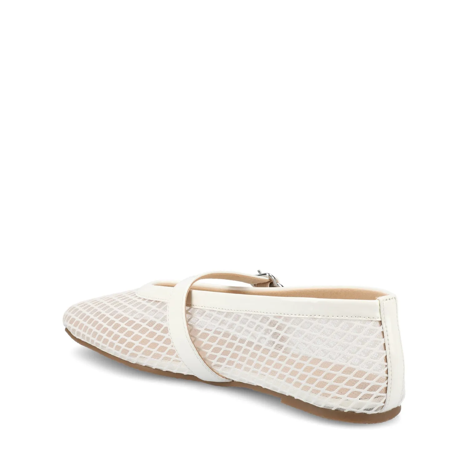 CASHA MARY JANE FLATS IN MESH brown mood