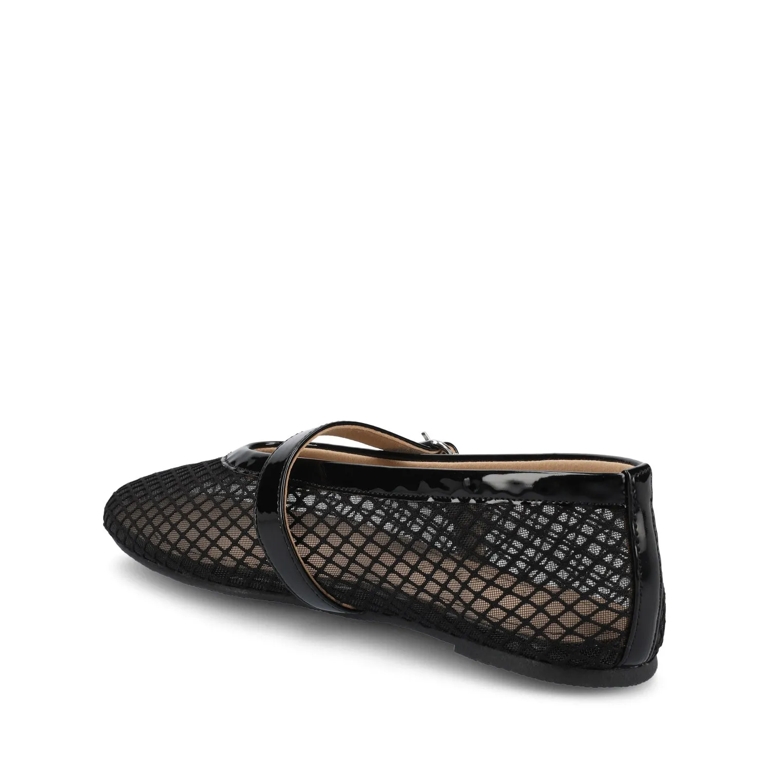 CASHA MARY JANE FLATS IN MESH brown mood