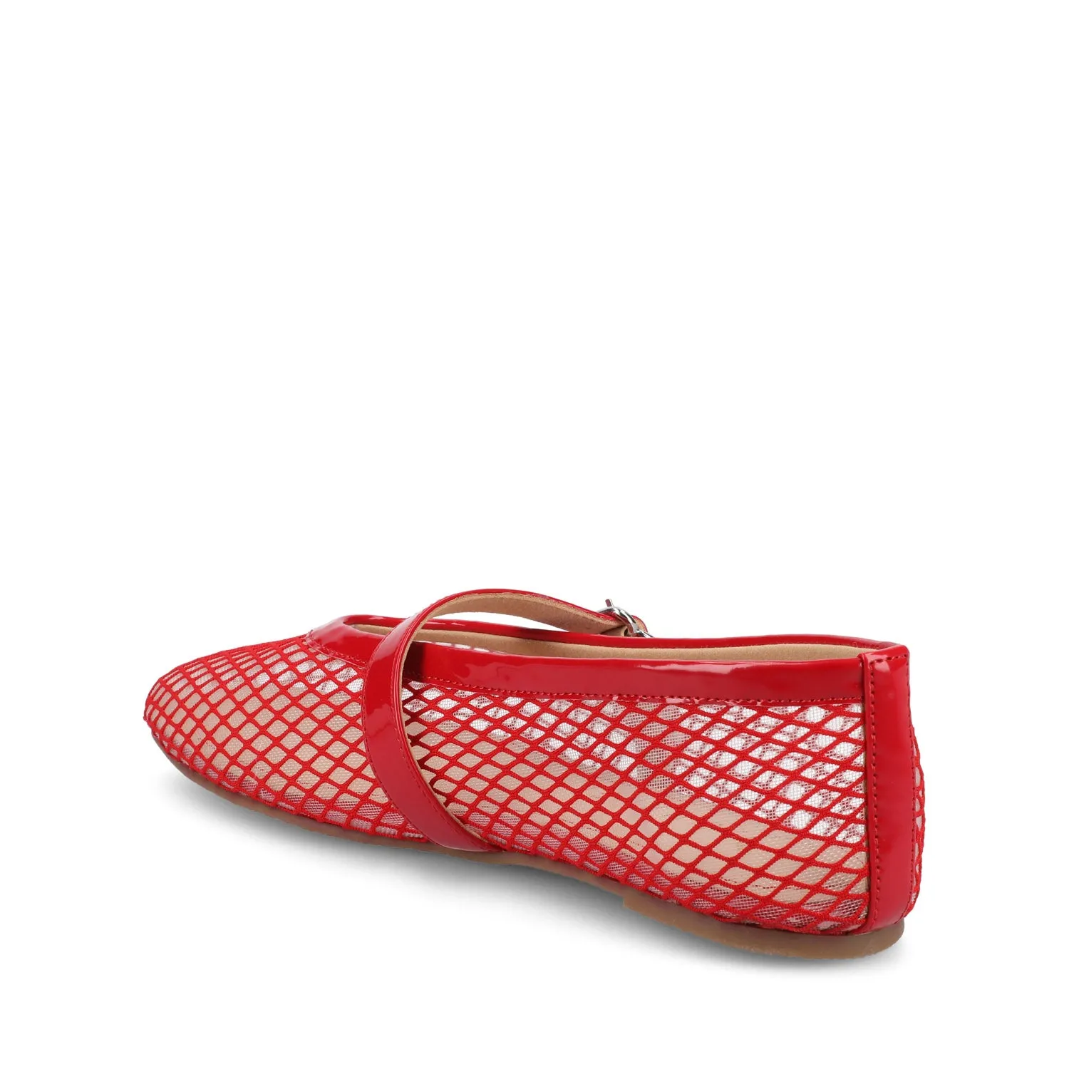 CASHA MARY JANE FLATS IN MESH brown mood