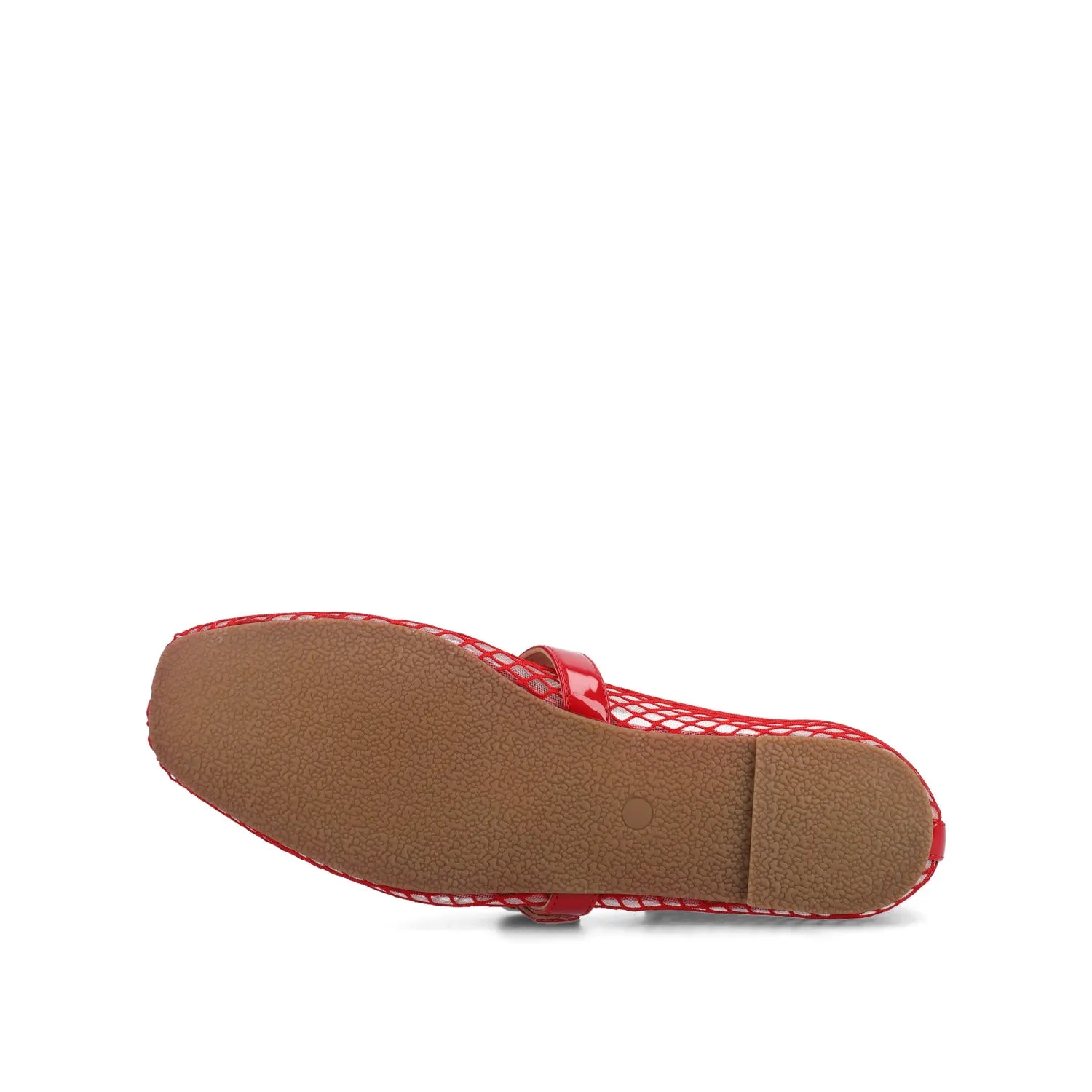 CASHA MARY JANE FLATS IN MESH brown mood