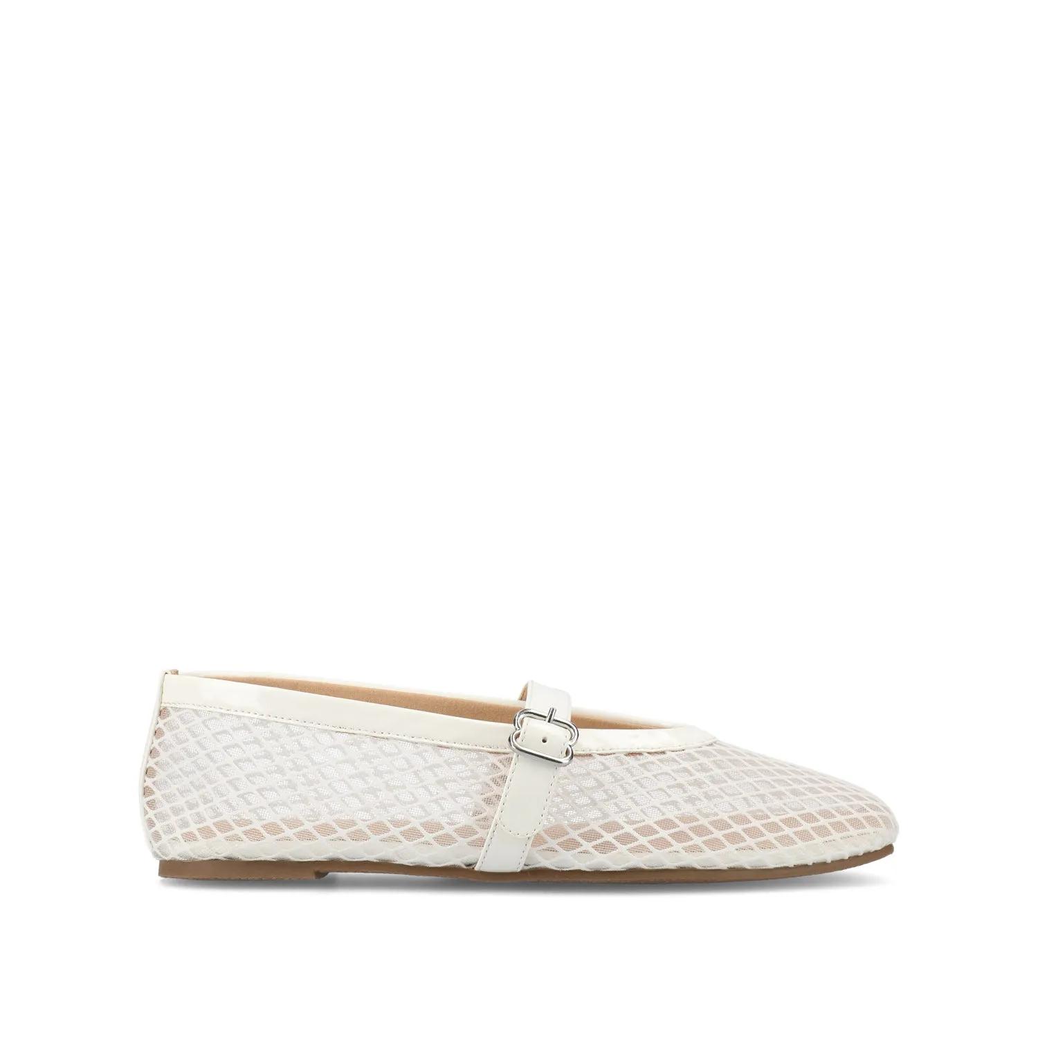 CASHA MARY JANE FLATS IN MESH brown mood