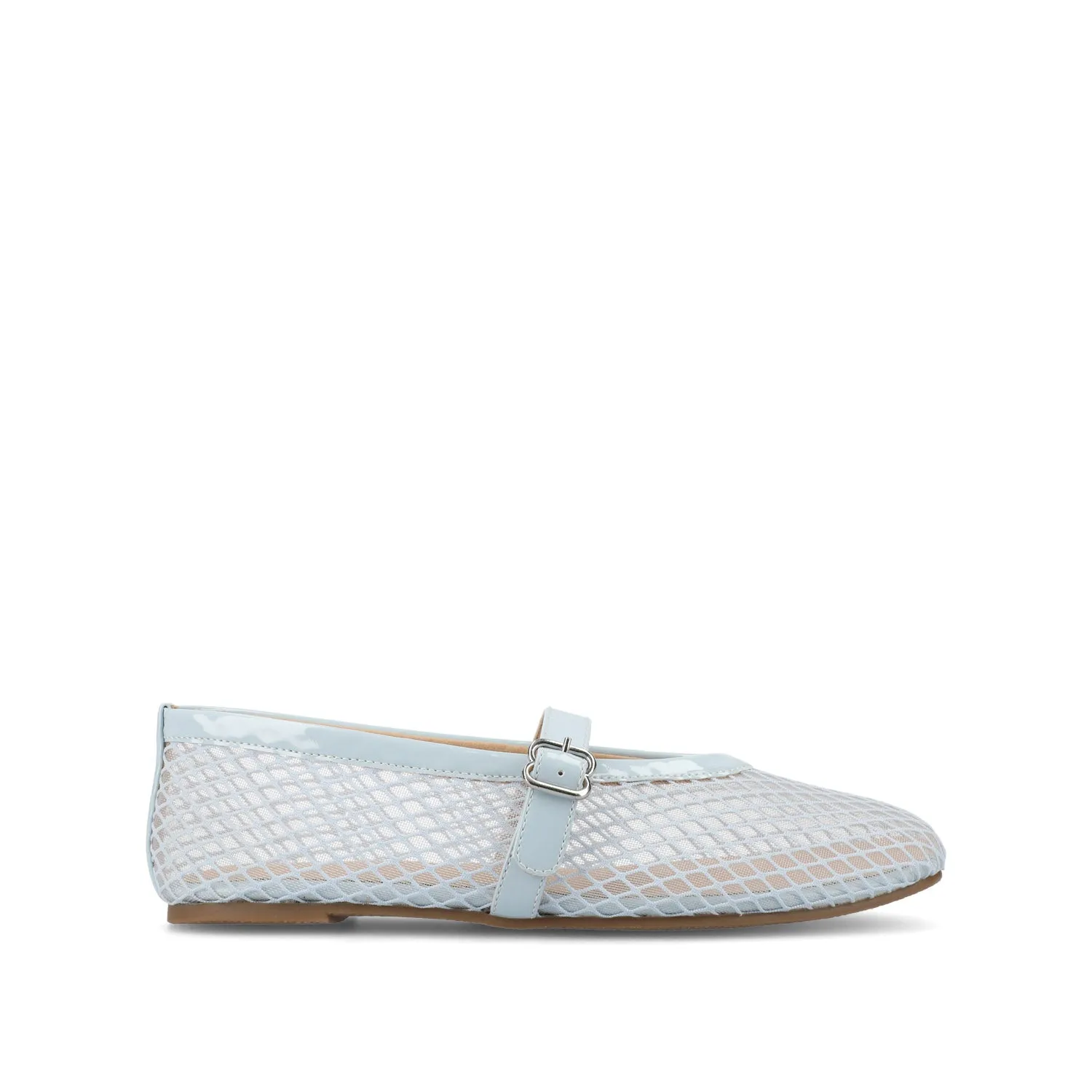 CASHA MARY JANE FLATS IN MESH brown mood