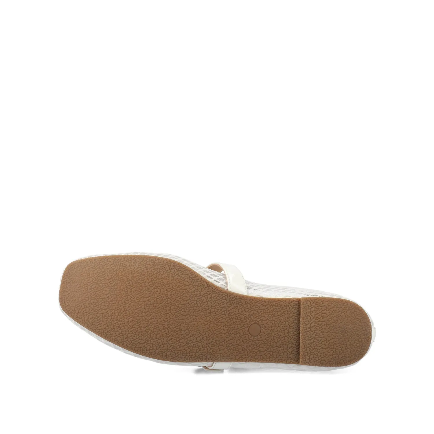 CASHA MARY JANE FLATS IN MESH brown mood