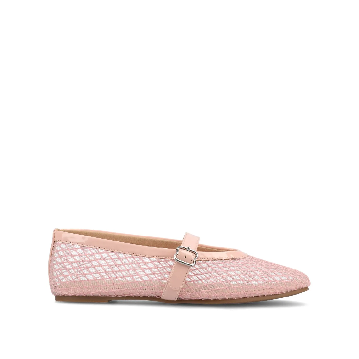 CASHA MARY JANE FLATS IN MESH brown mood