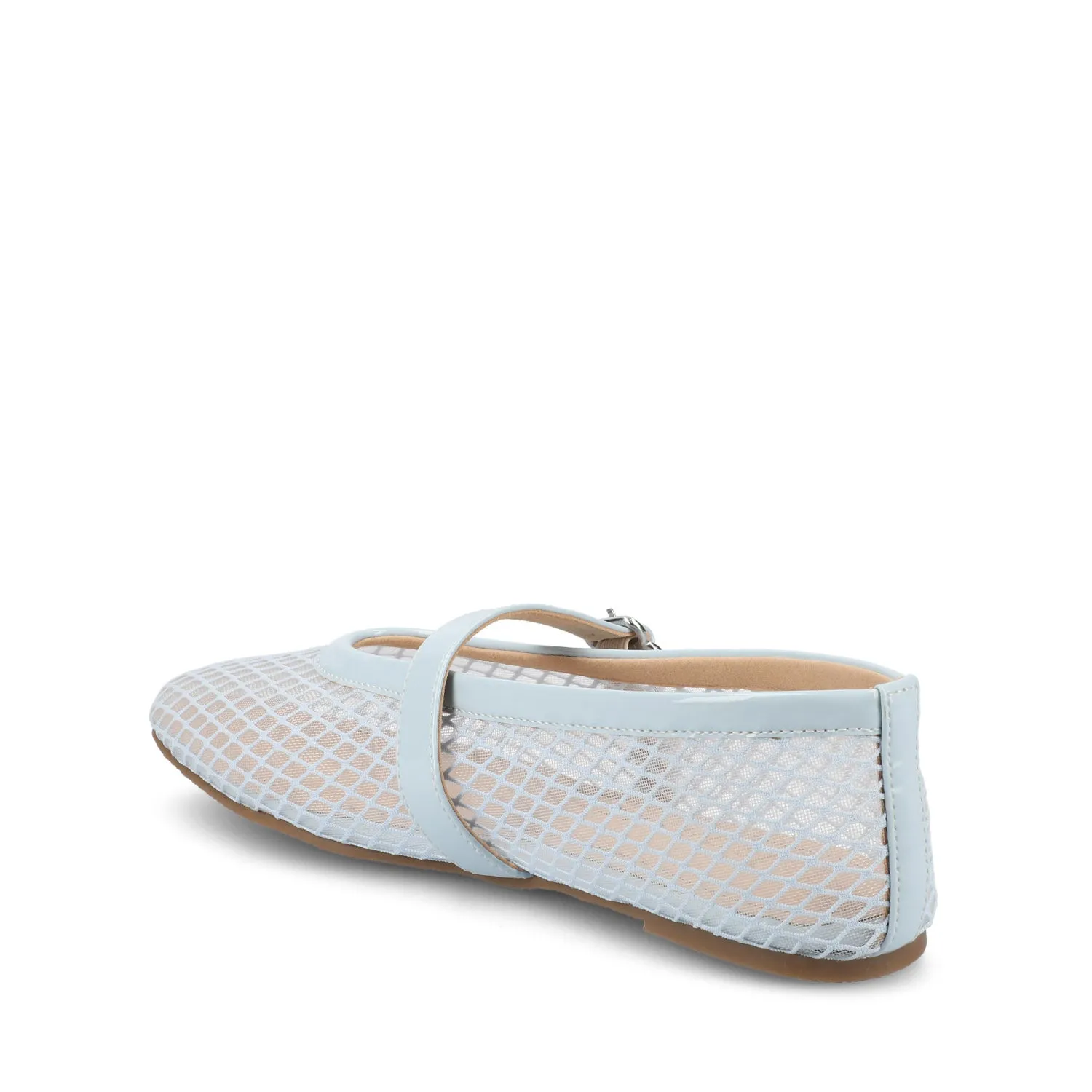 CASHA MARY JANE FLATS IN MESH brown mood