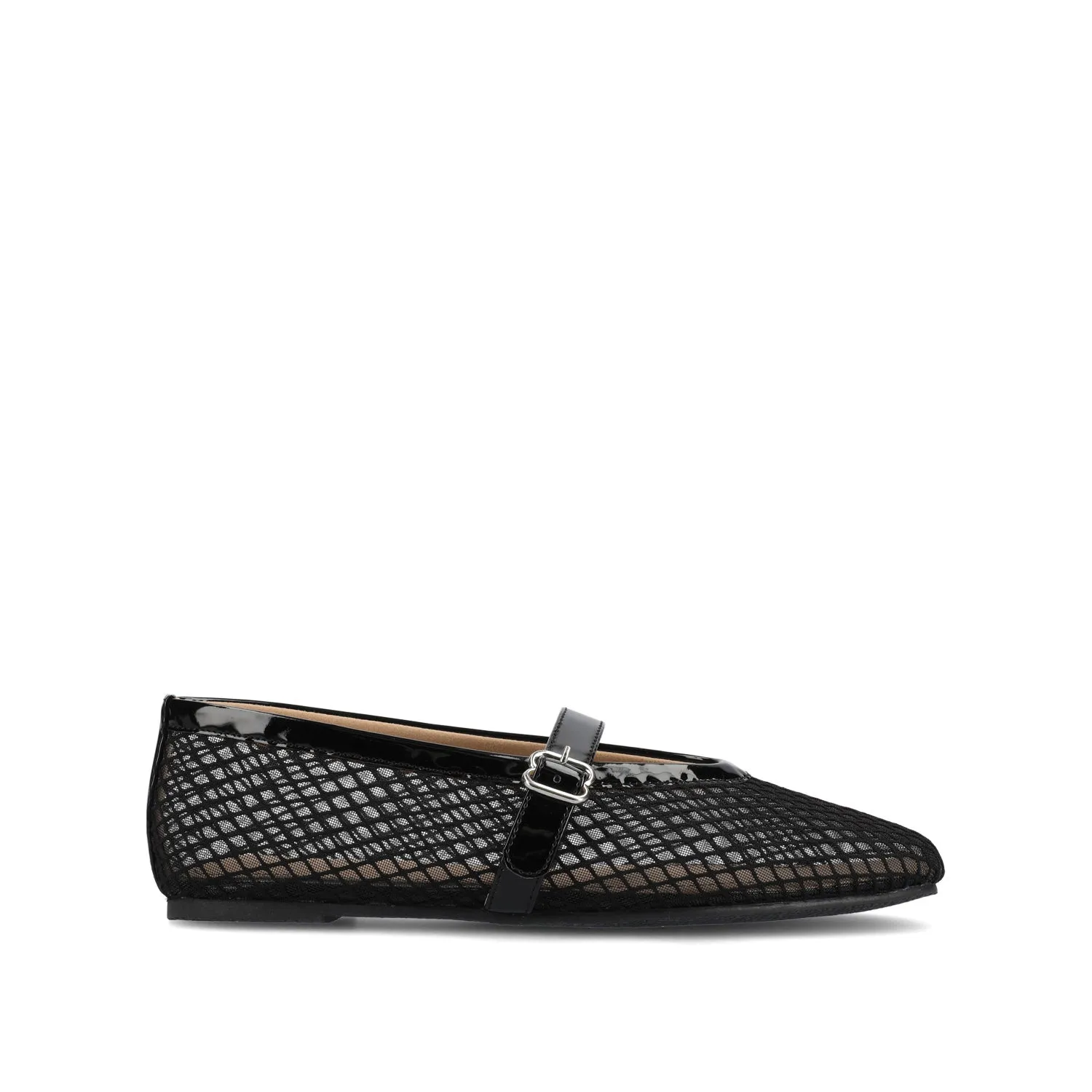 CASHA MARY JANE FLATS IN MESH brown mood