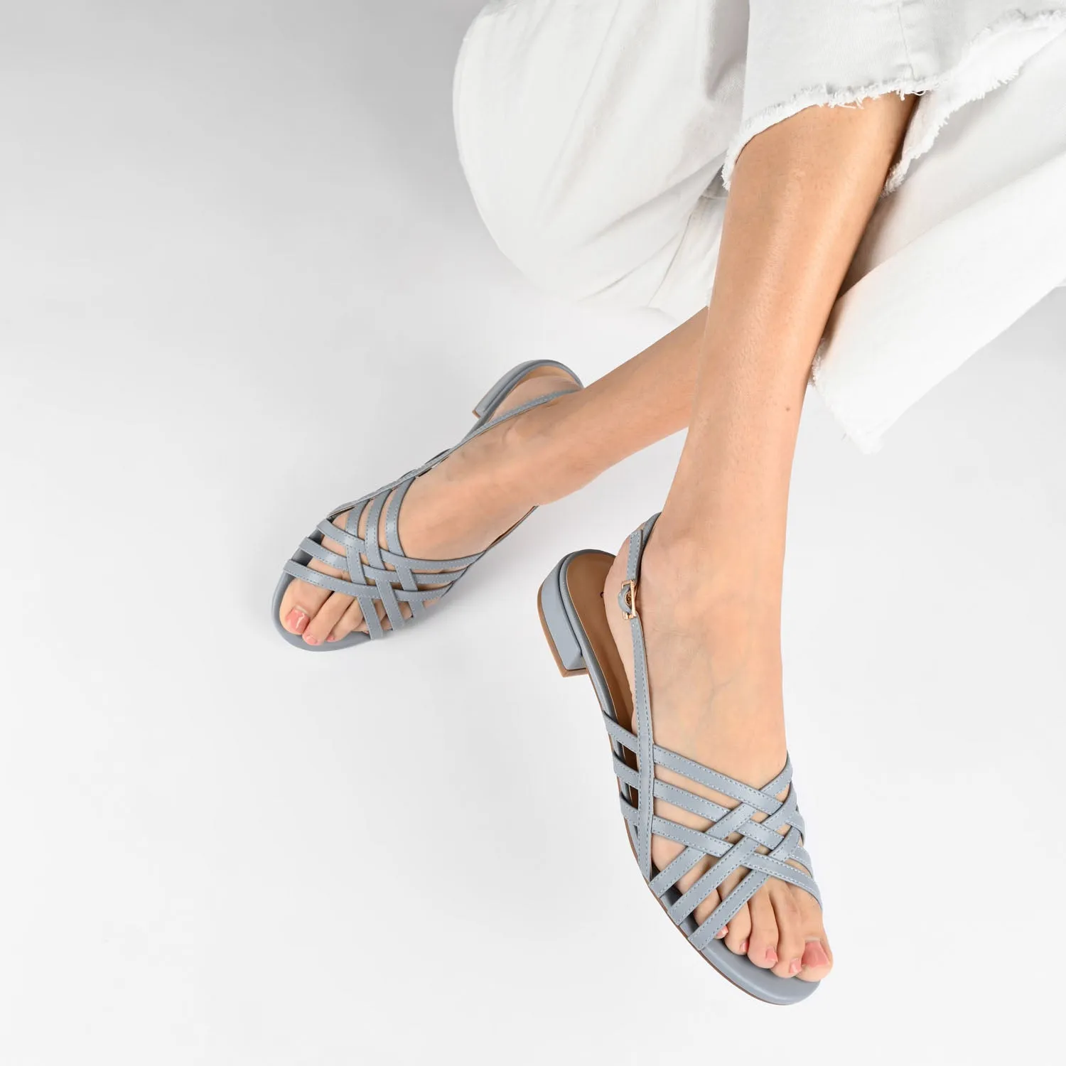 CASSANDRA STRAPPY SANDALS poolside cool