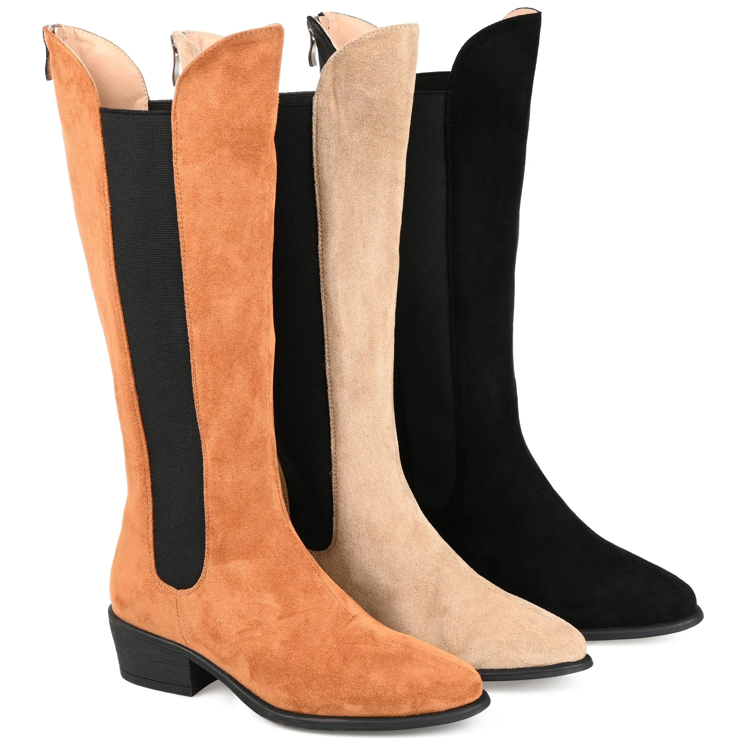 CELESST CHELSEA BOOTS IN FAUX SUEDE tough wear