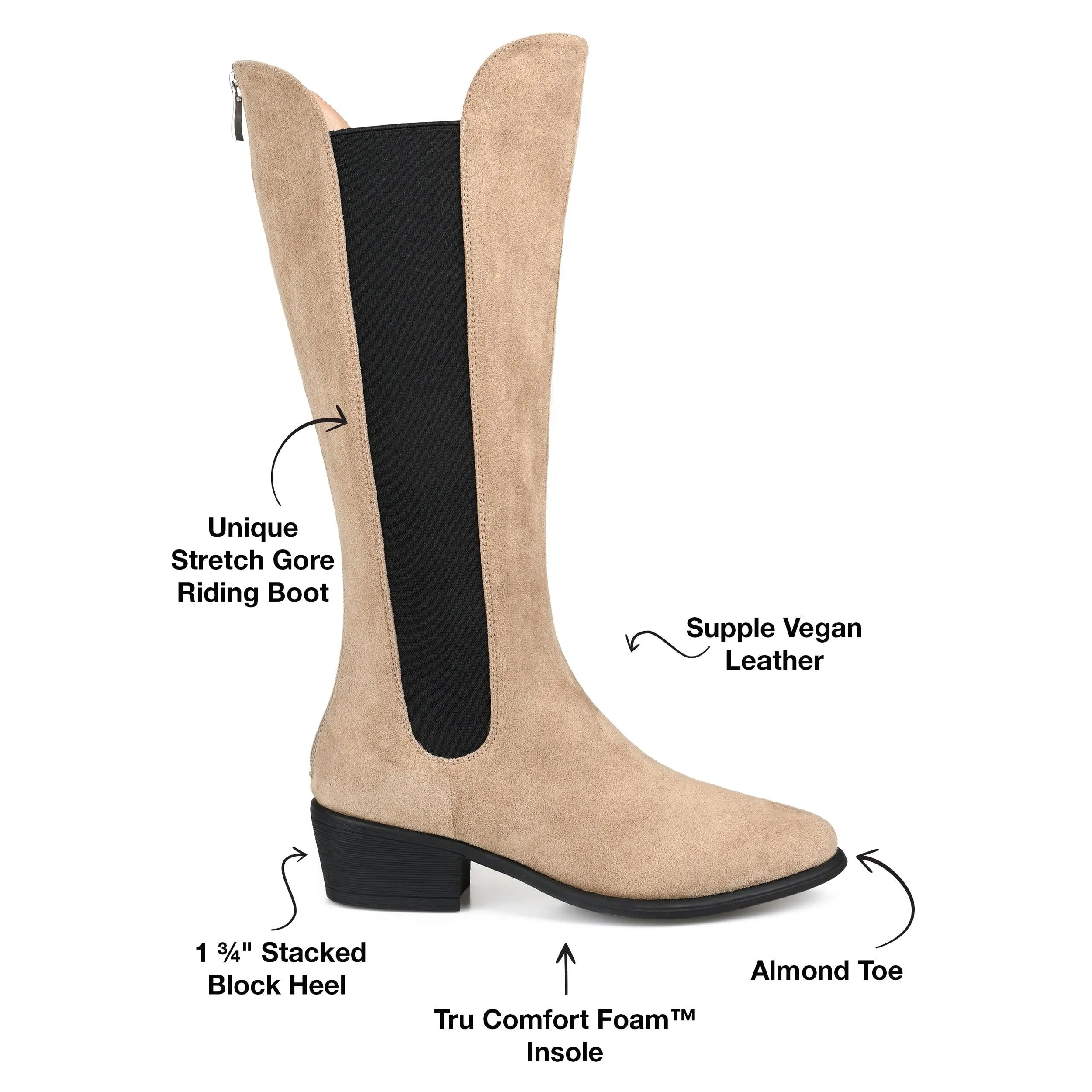 CELESST CHELSEA BOOTS IN FAUX SUEDE tough wear