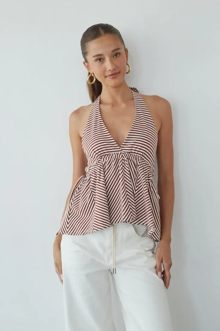 Cely Tie Babydoll Top vintage soul