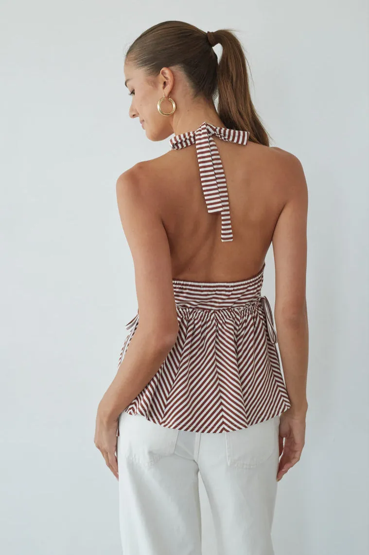 Cely Tie Babydoll Top vintage soul