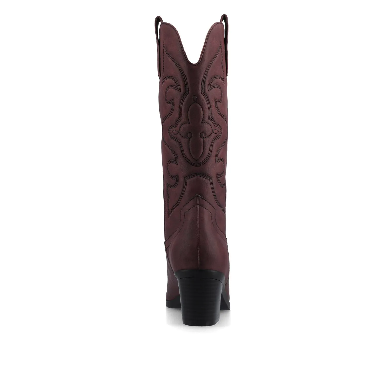CHANTRY COWGIRL BOOTS IN FAUX LEATHER matte vibe