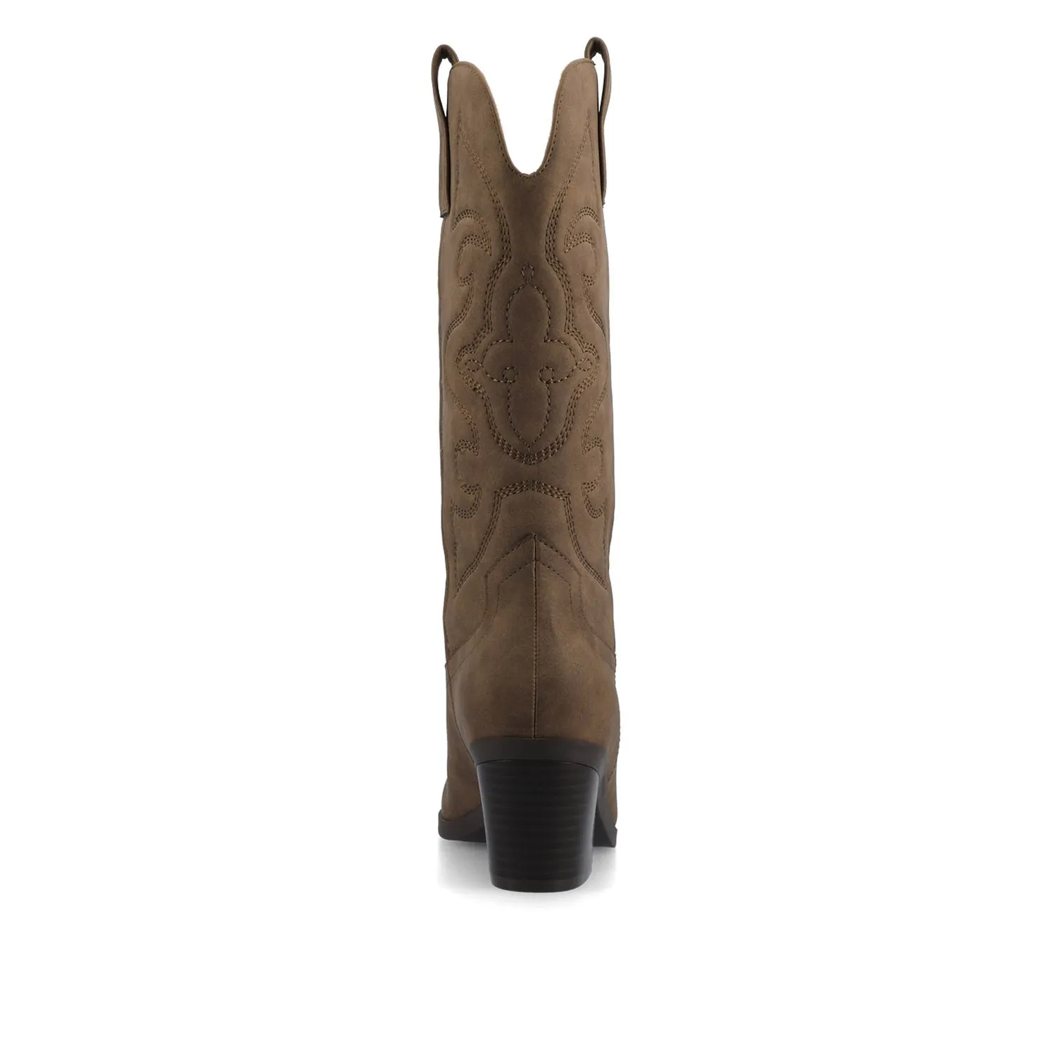 CHANTRY COWGIRL BOOTS IN FAUX LEATHER matte vibe