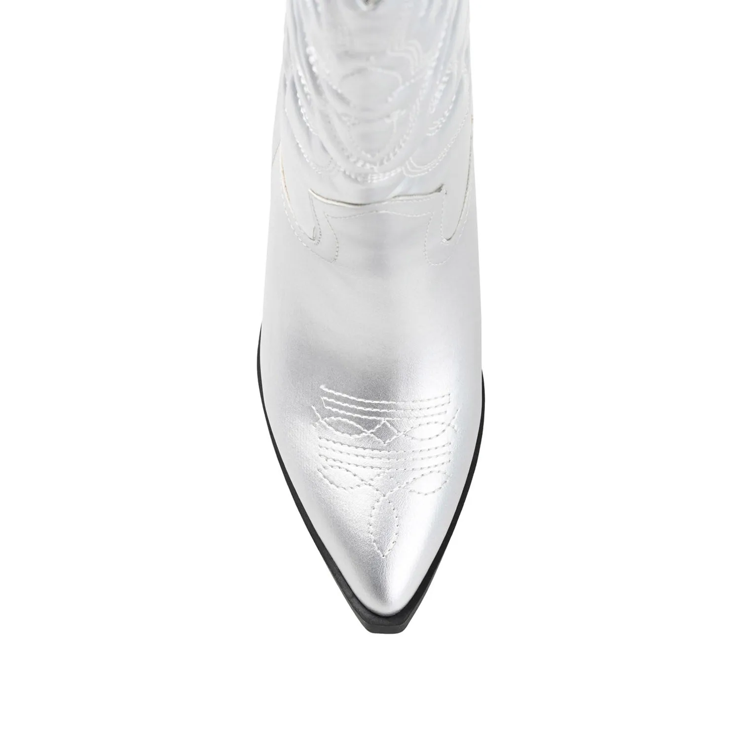 CHANTRY COWGIRL BOOTS IN FAUX LEATHER matte vibe