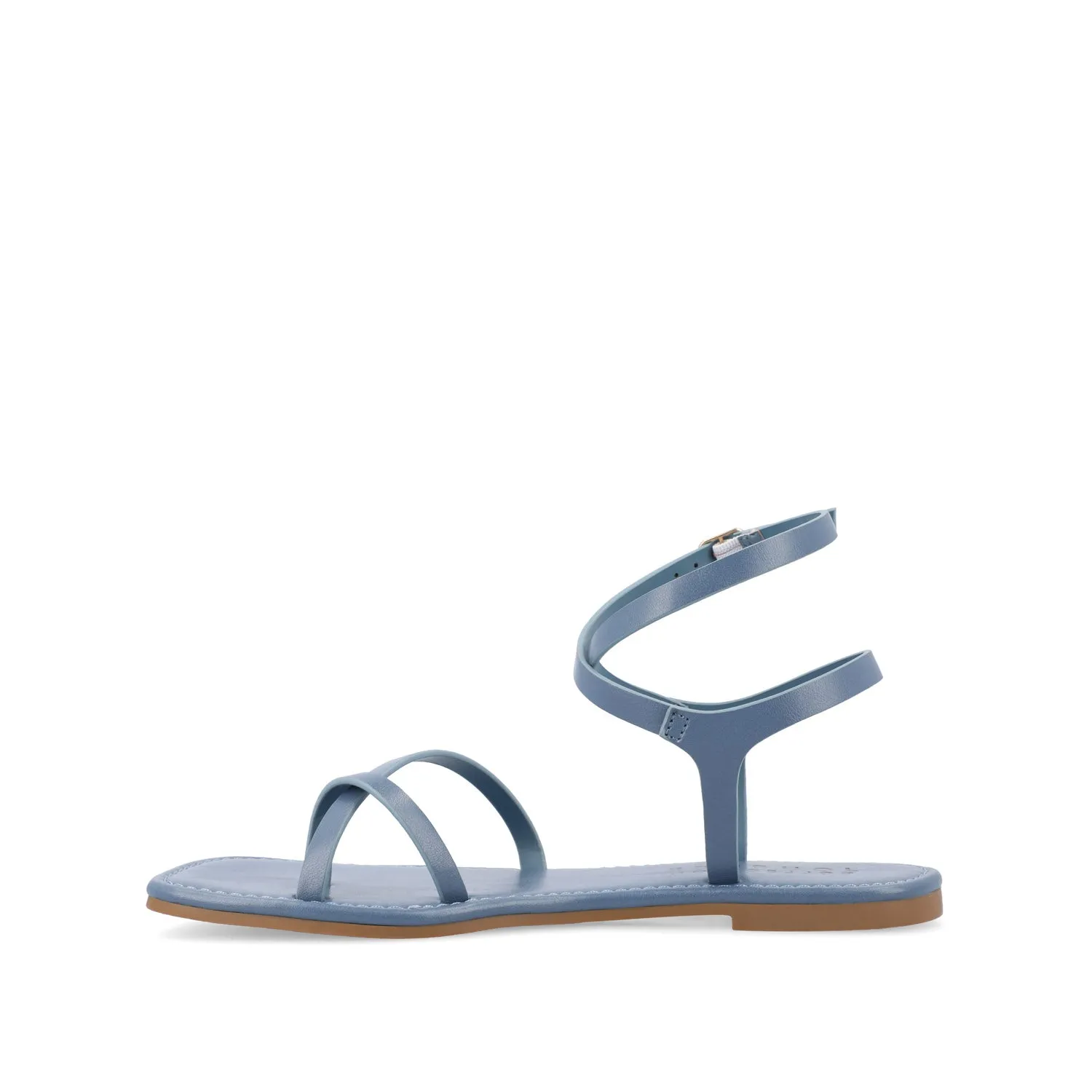CHARRA MULTI STRAP SANDALS IN PATENT heel arch