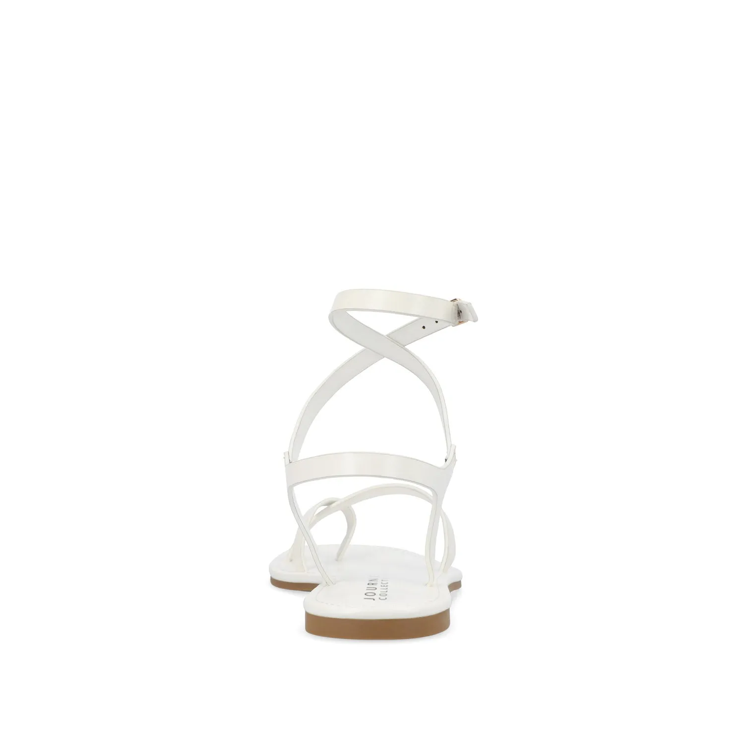 CHARRA MULTI STRAP SANDALS IN PATENT heel arch