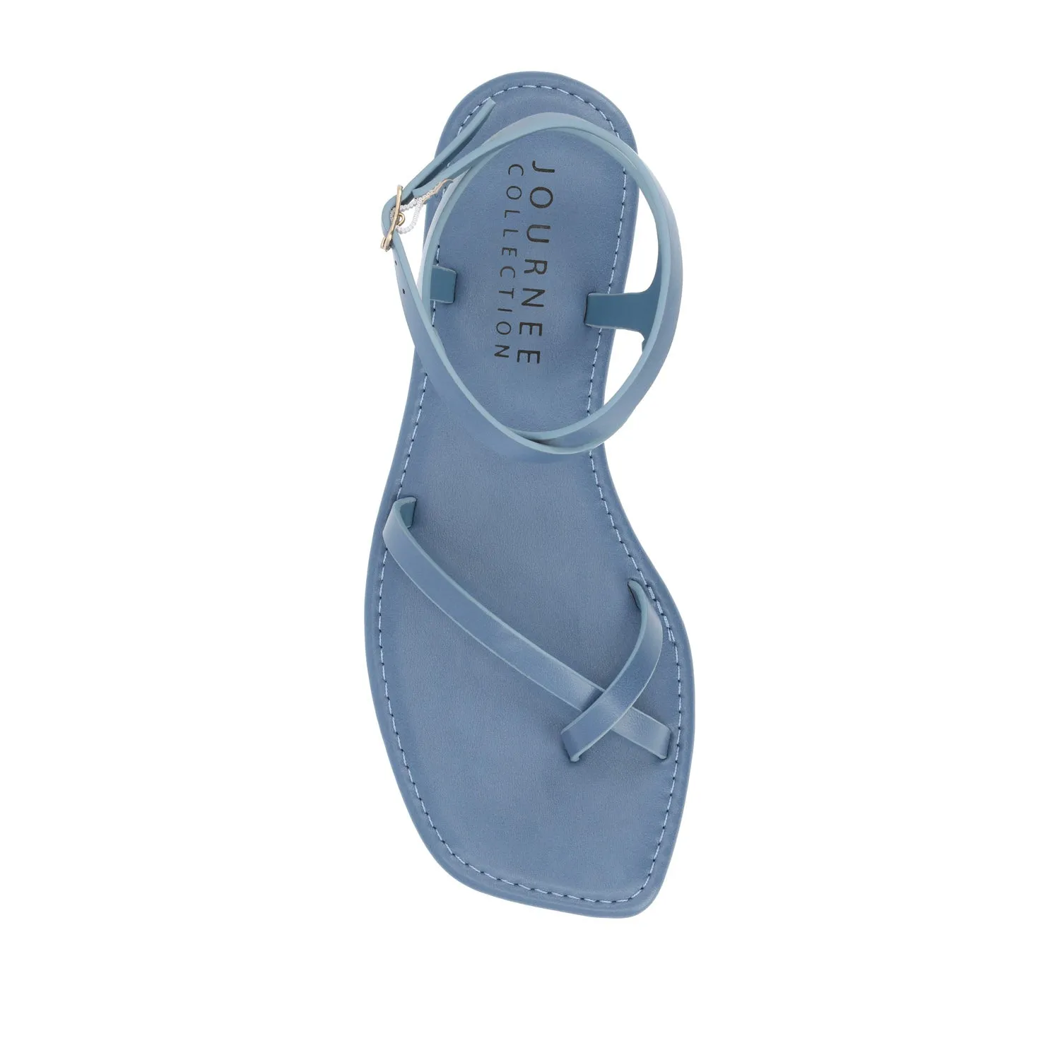 CHARRA MULTI STRAP SANDALS IN PATENT heel arch