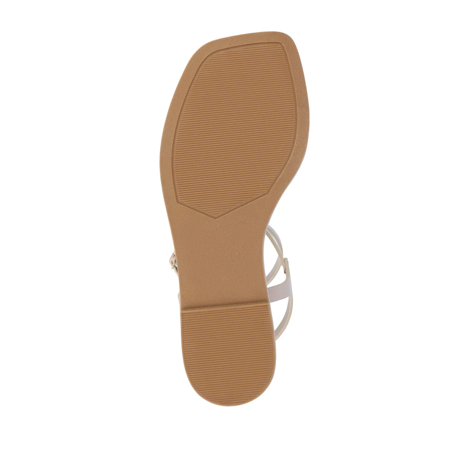 CHARRA MULTI STRAP SANDALS IN PATENT heel arch