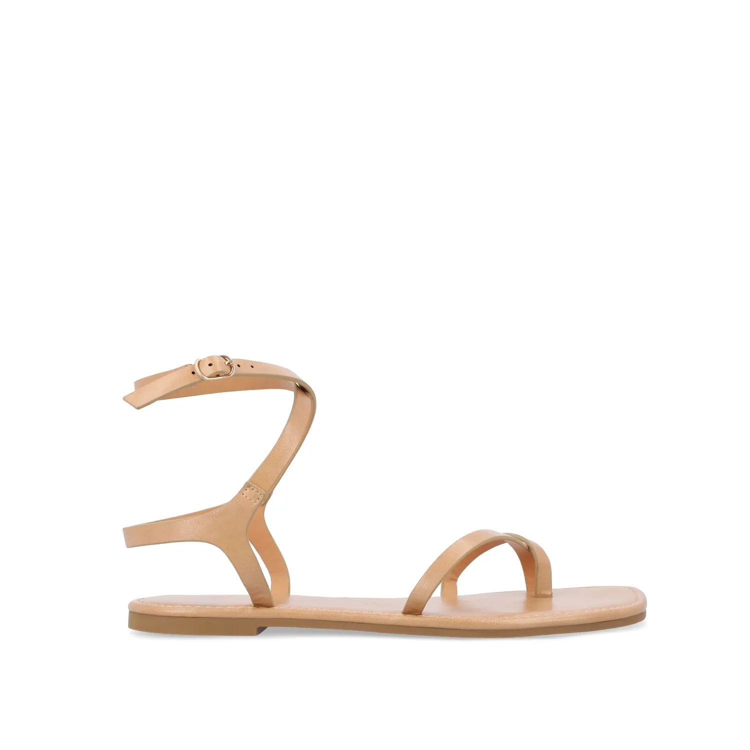 CHARRA MULTI STRAP SANDALS IN PATENT heel arch