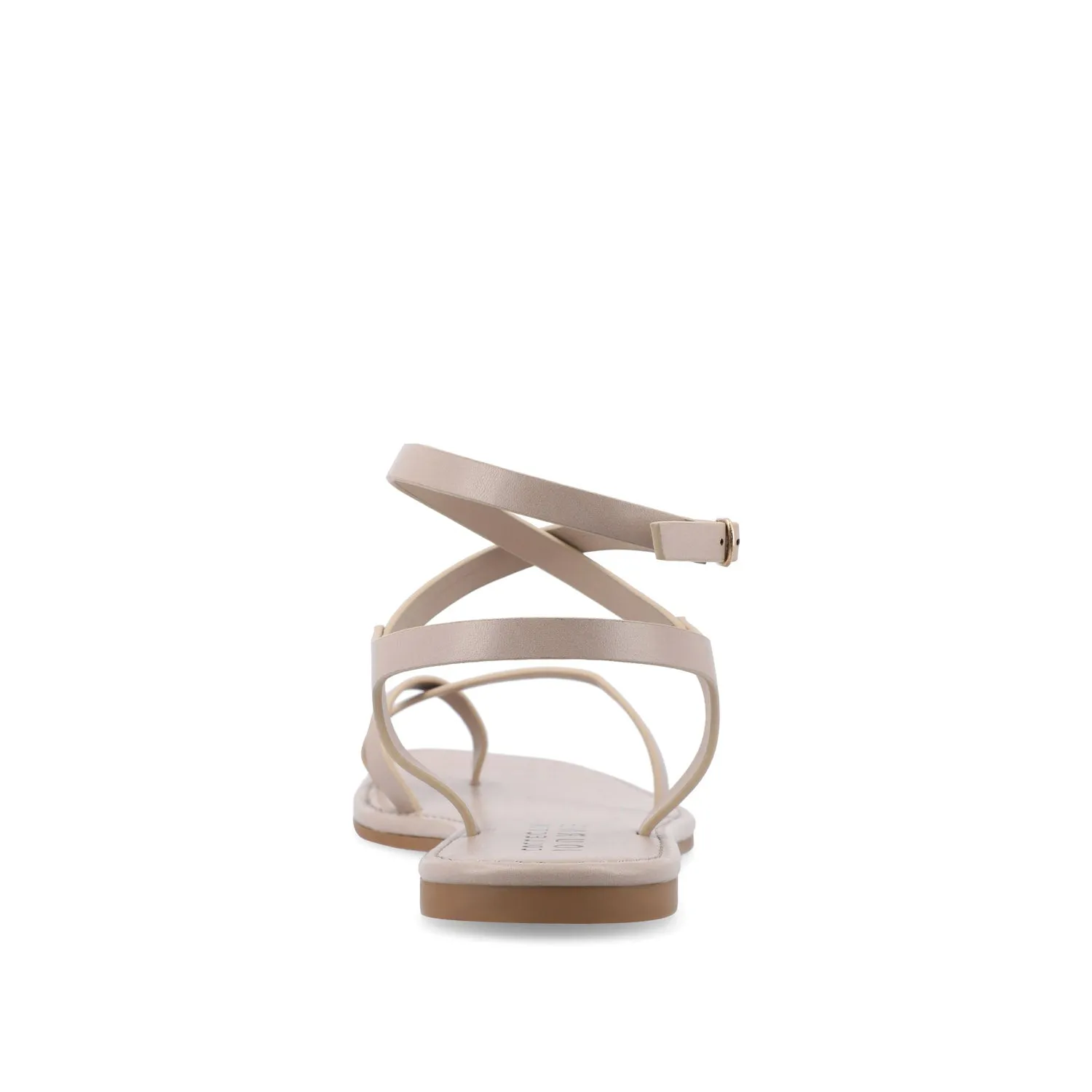 CHARRA MULTI STRAP SANDALS IN PATENT heel arch