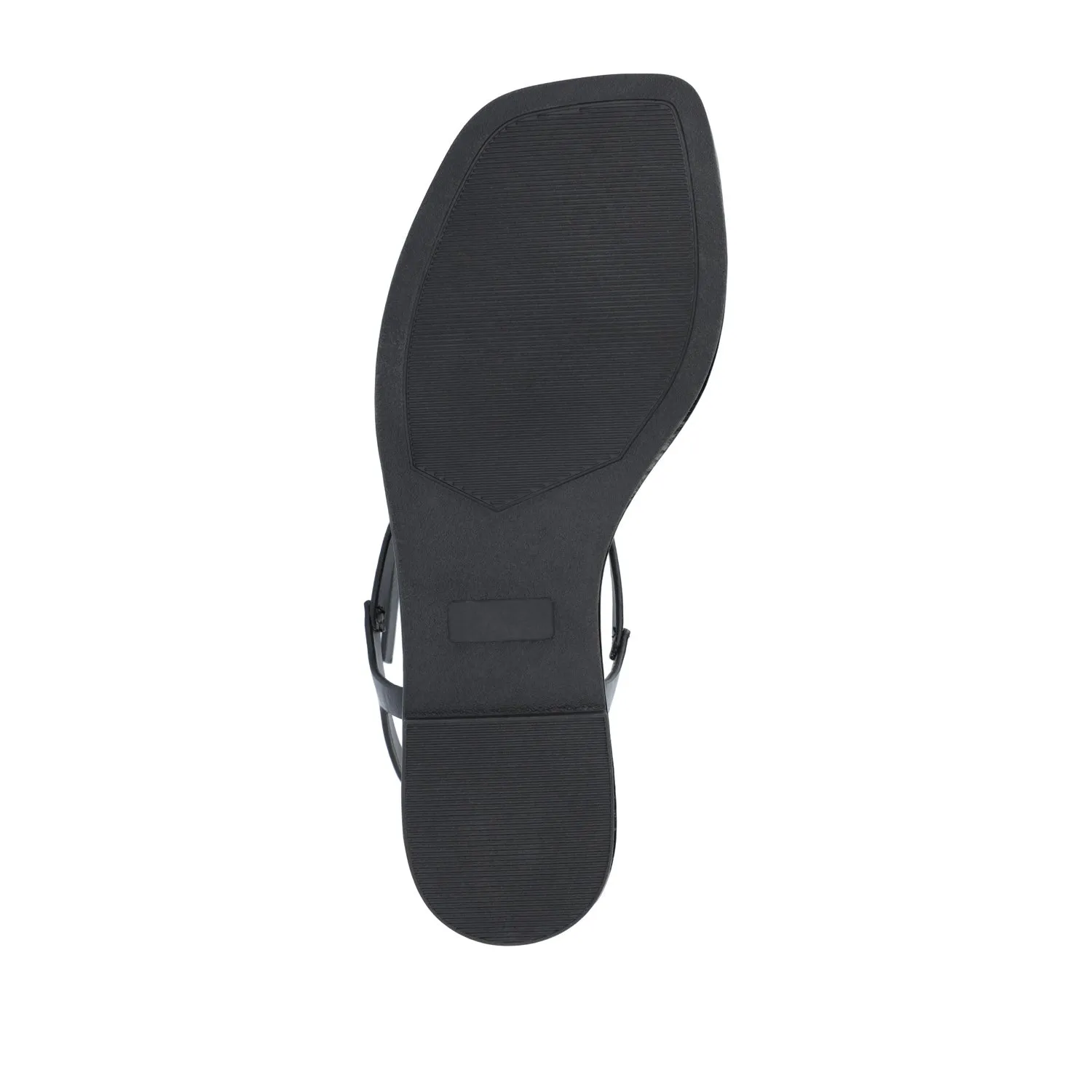 CHARRA MULTI STRAP SANDALS IN PATENT heel arch