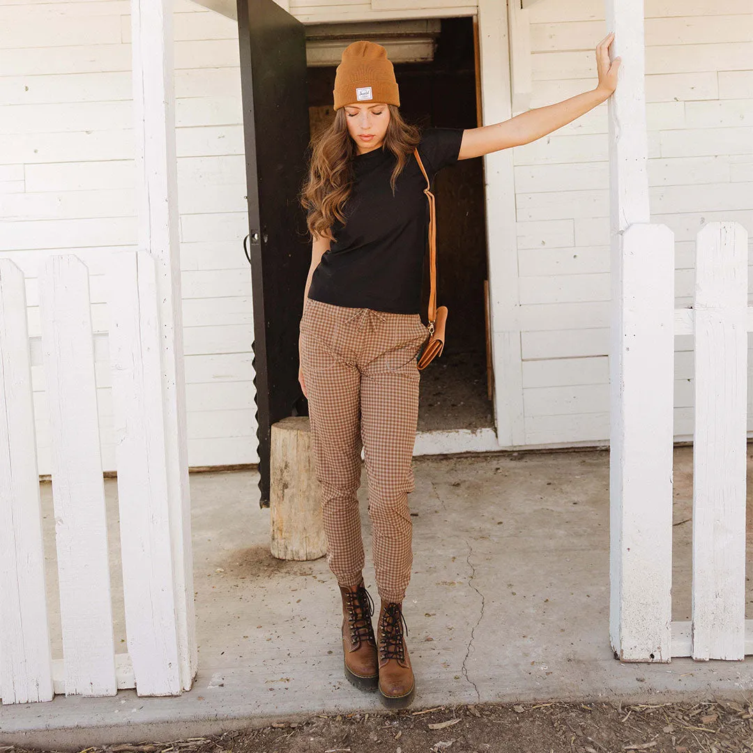 Cinnamon Check Jetsetters air feel