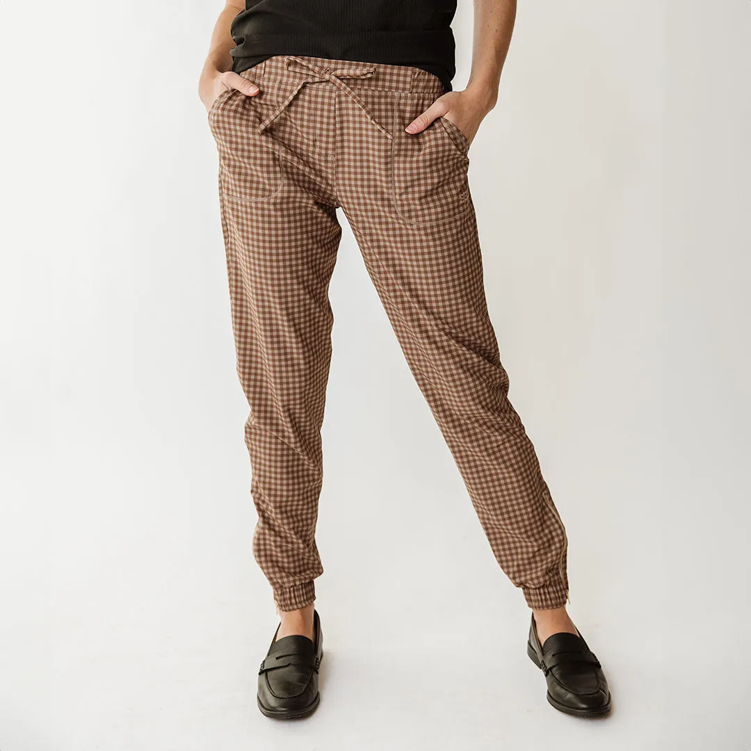 Cinnamon Check Jetsetters air feel