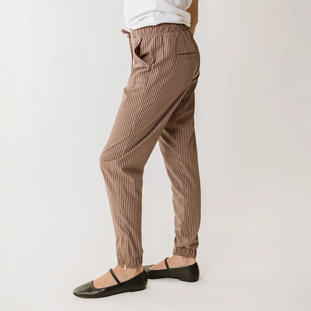 Cinnamon Stripe Jetsetters layer smooth