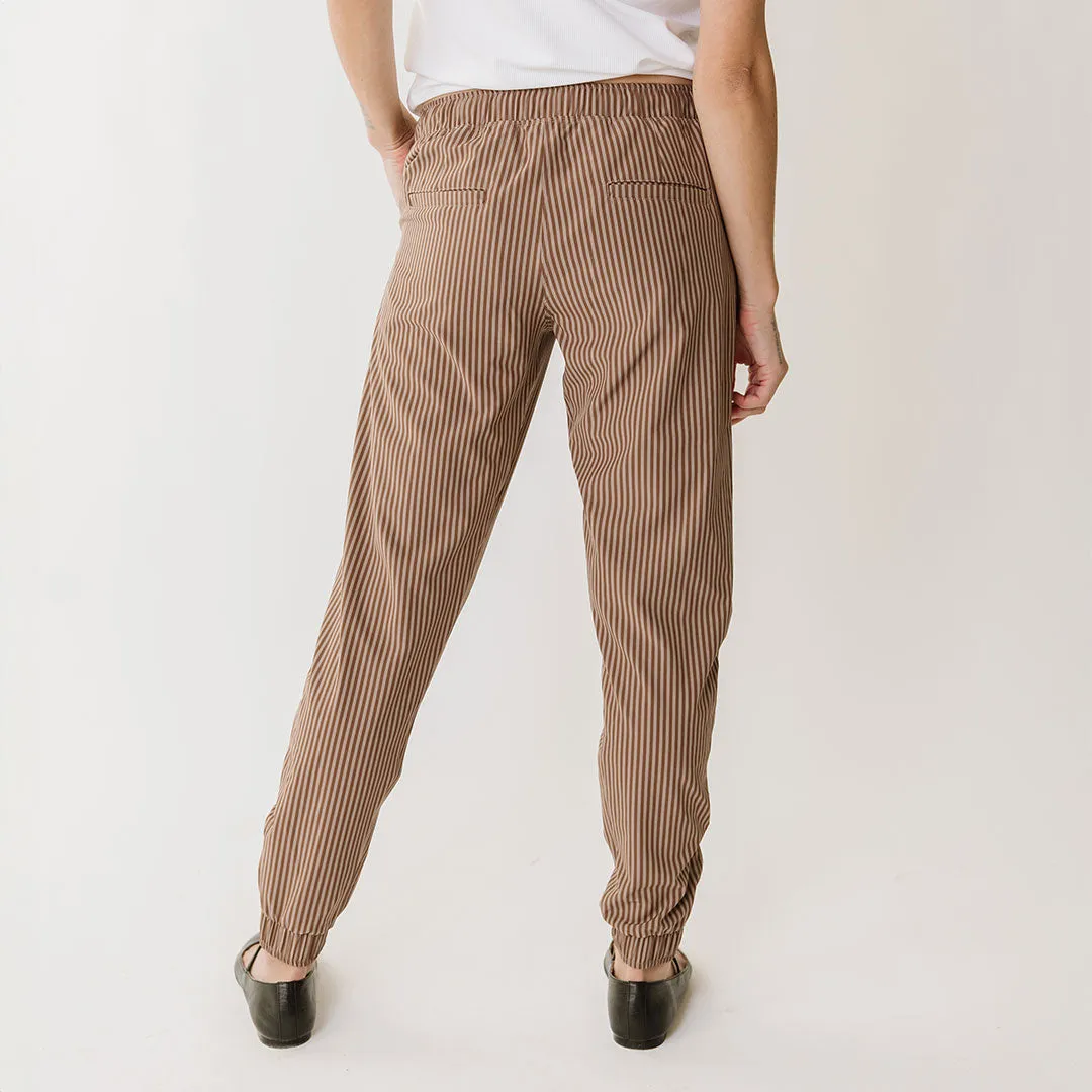 Cinnamon Stripe Jetsetters layer smooth