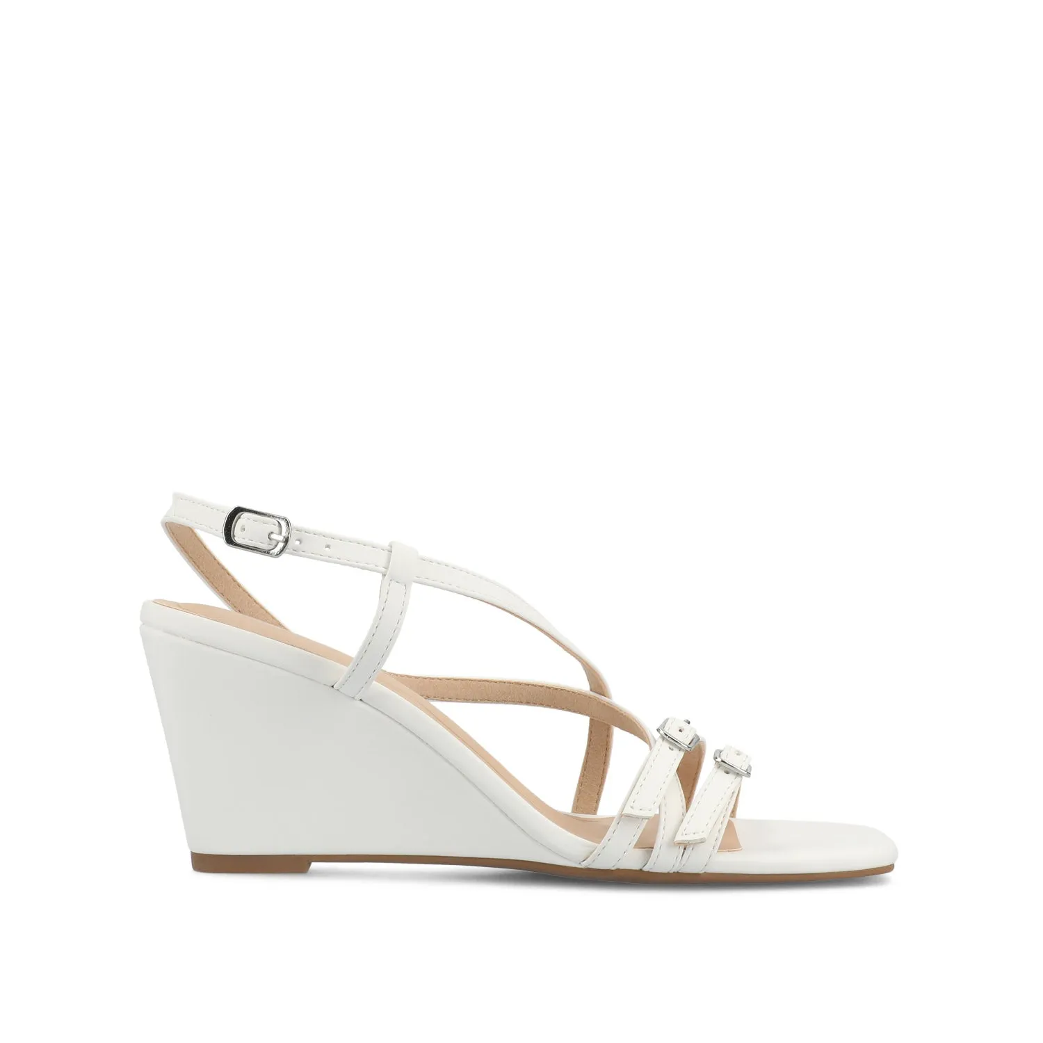 CLINNNE MULTI STRAP WEDGE SANDALS baby steps