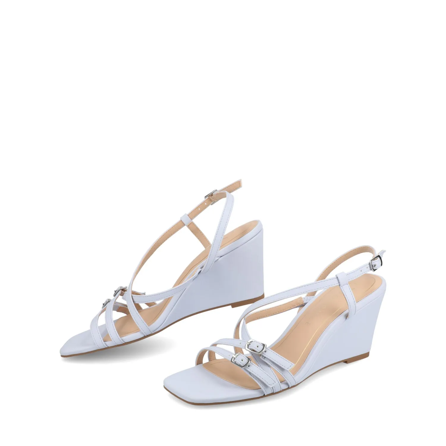CLINNNE MULTI STRAP WEDGE SANDALS baby steps